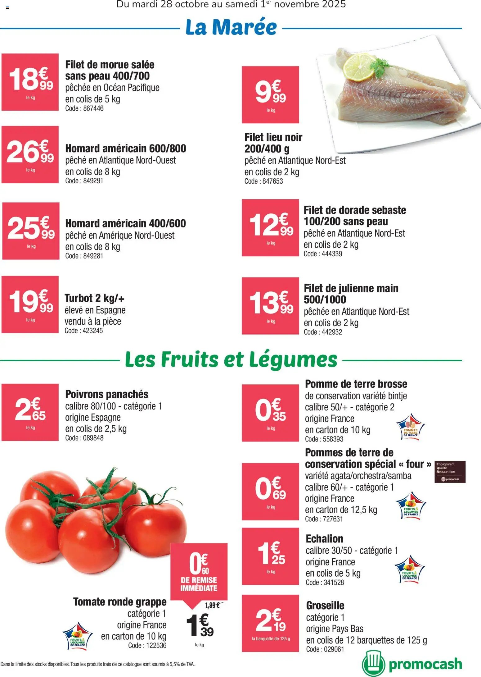 Promocash catalogue Frais au meilleur cours