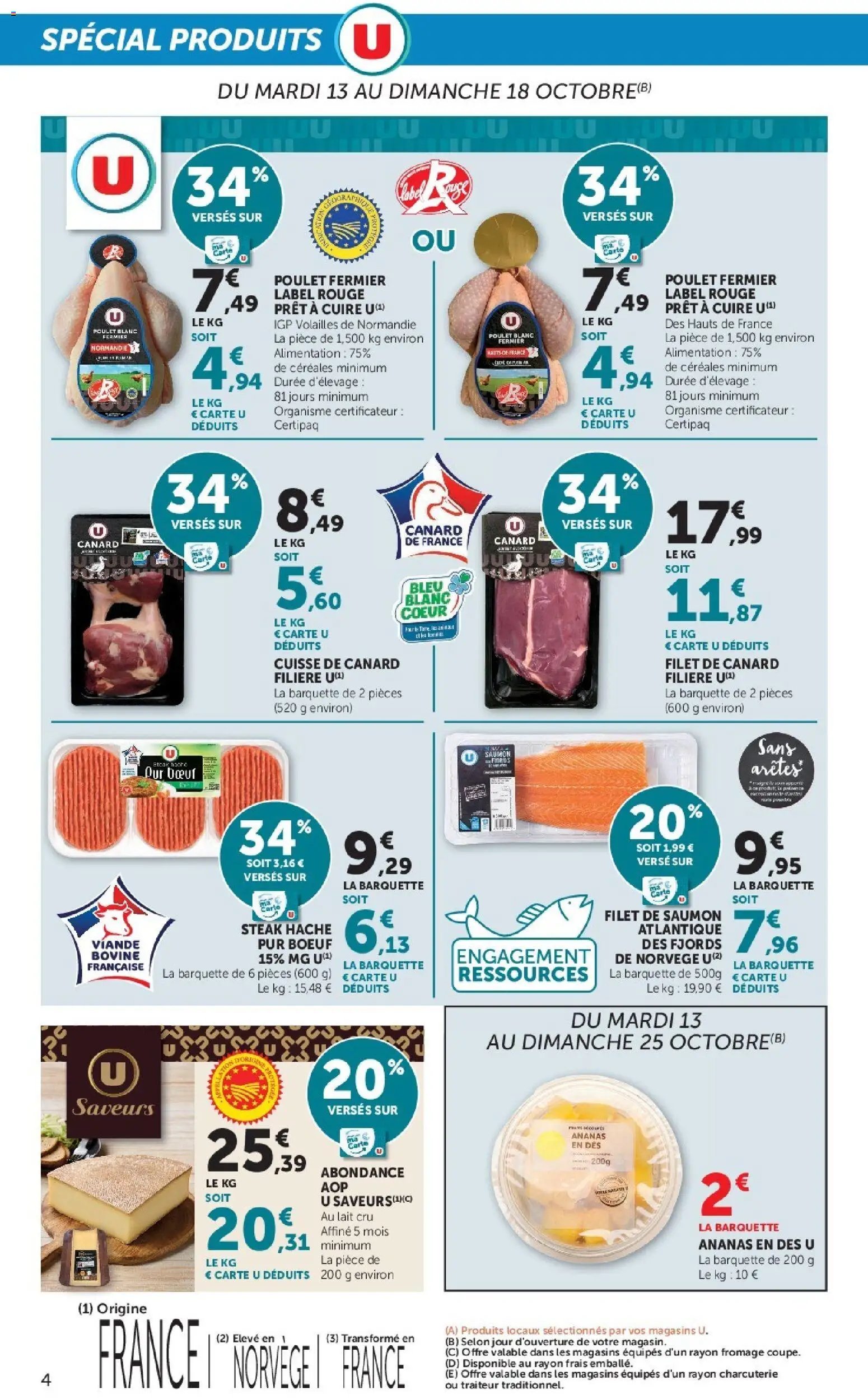 U Express - Les prix bas de la semaine