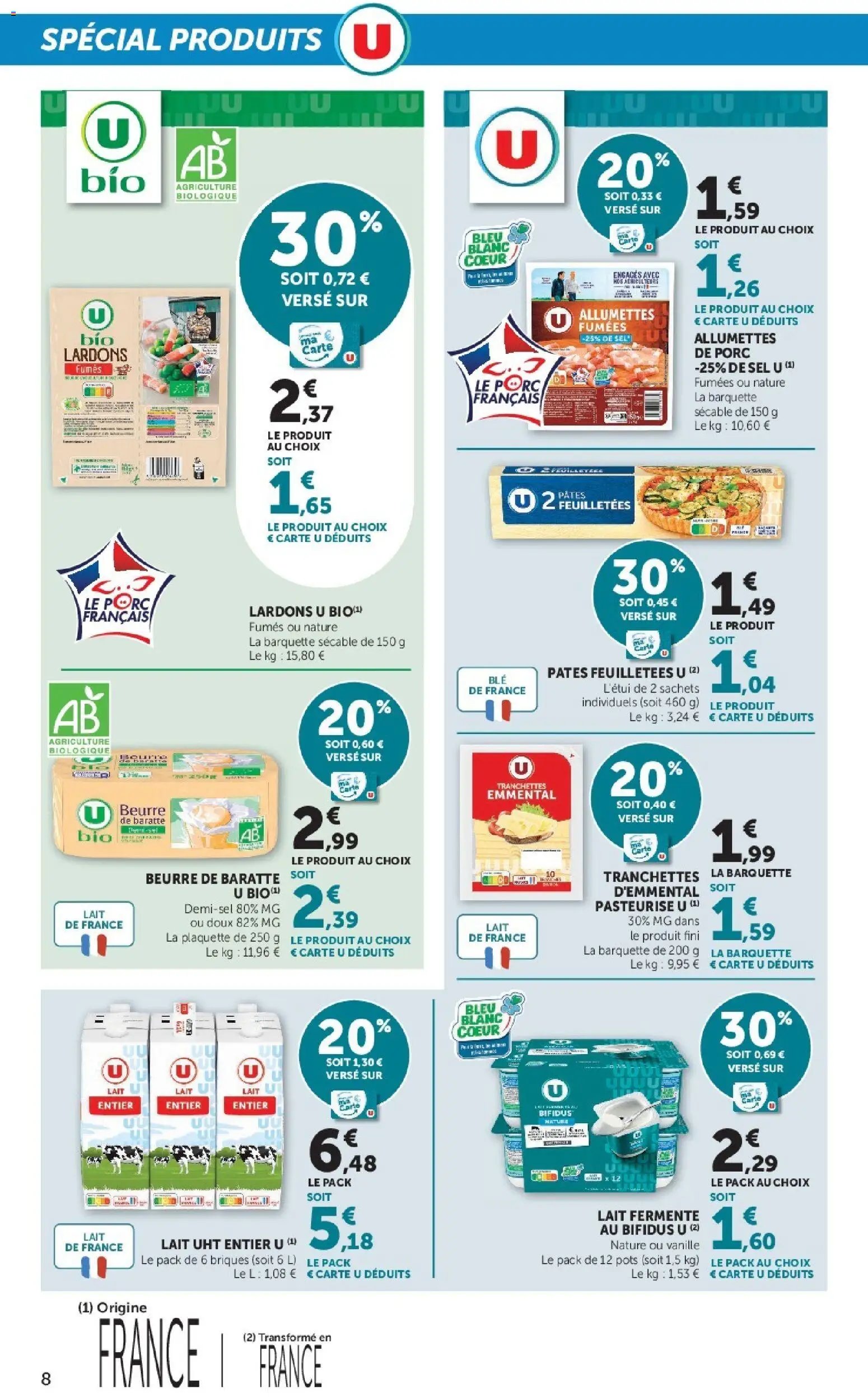 U Express - Les prix bas de la semaine