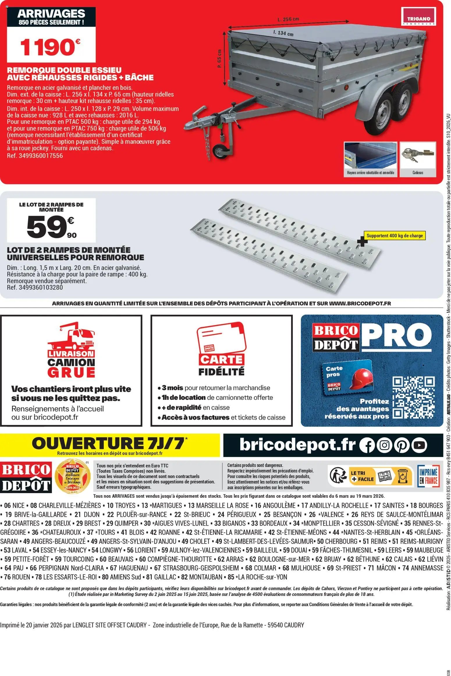 Brico Dépôt - Prix dépôt spécial extérieur (2026-03-06 - 2026-03-19)