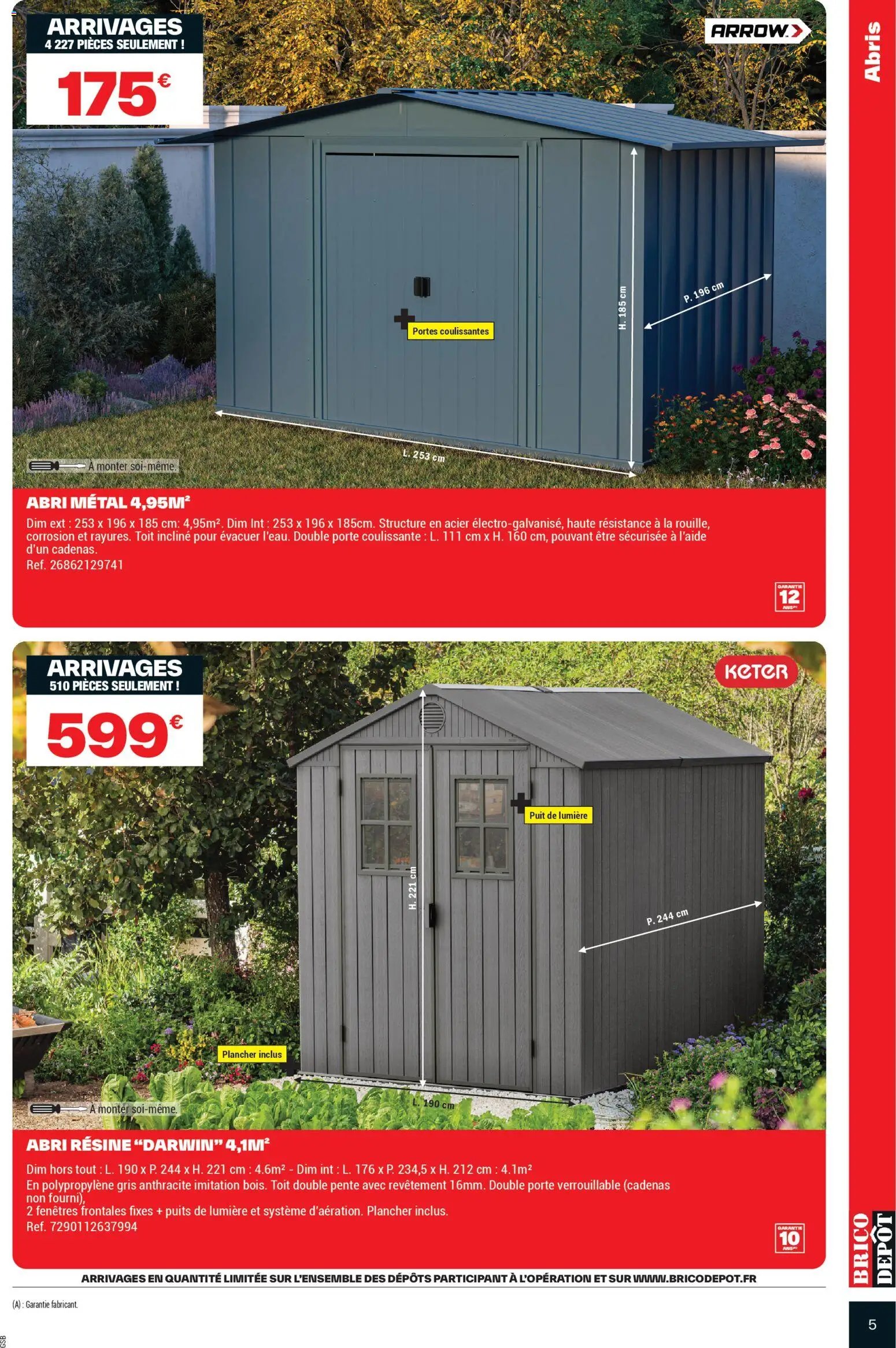 Brico Dépôt - Prix dépôt spécial extérieur (2026-03-06 - 2026-03-19)