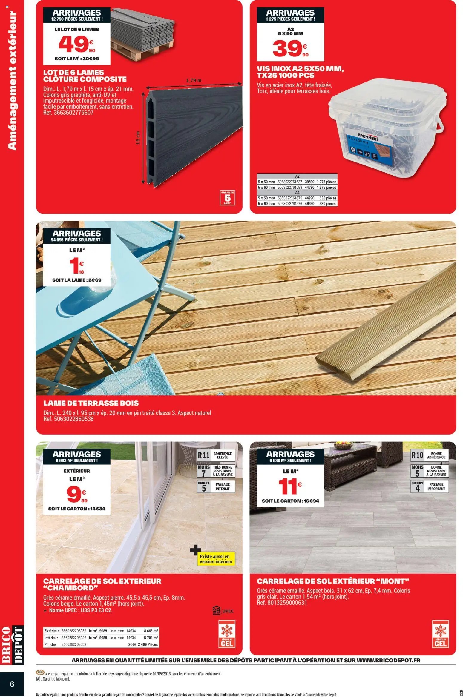 Brico Dépôt - Prix dépôt spécial extérieur (2026-03-06 - 2026-03-19)