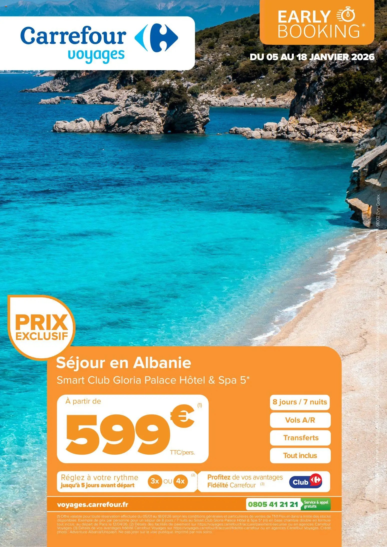 Carrefour City Reservez tôt vos vacances d’ete  (2026-01-05 - 2026-01-18)