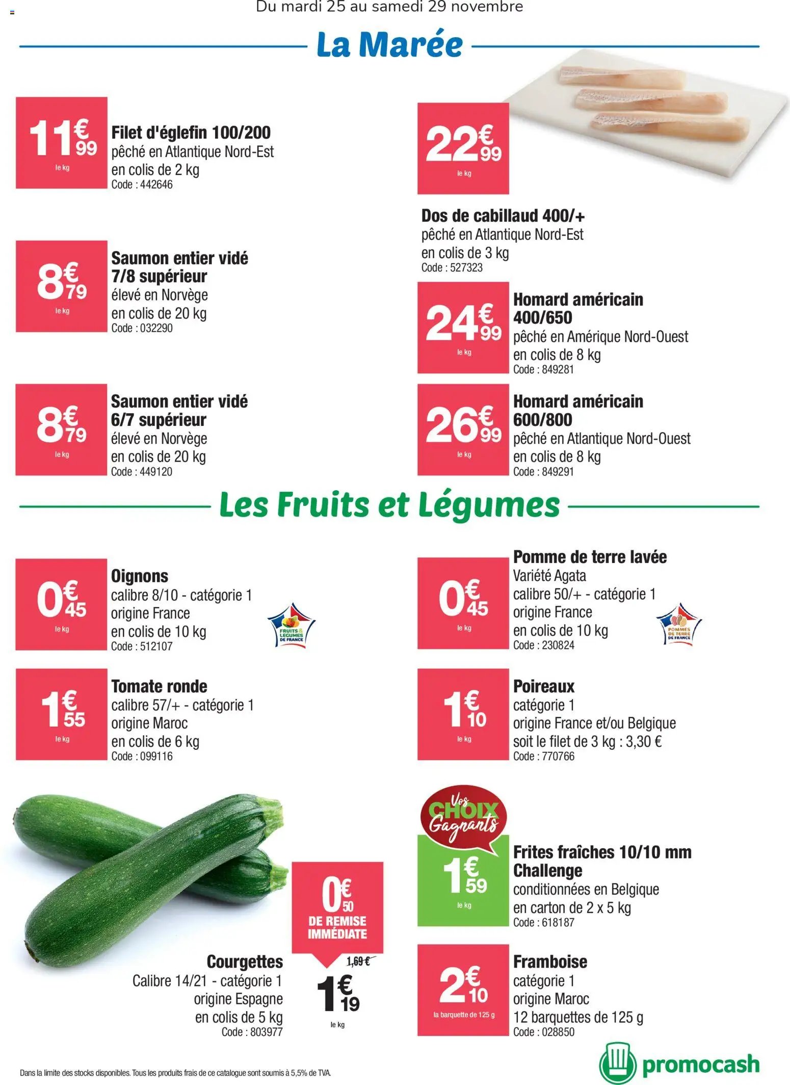 Promocash Frais au meilleur cours