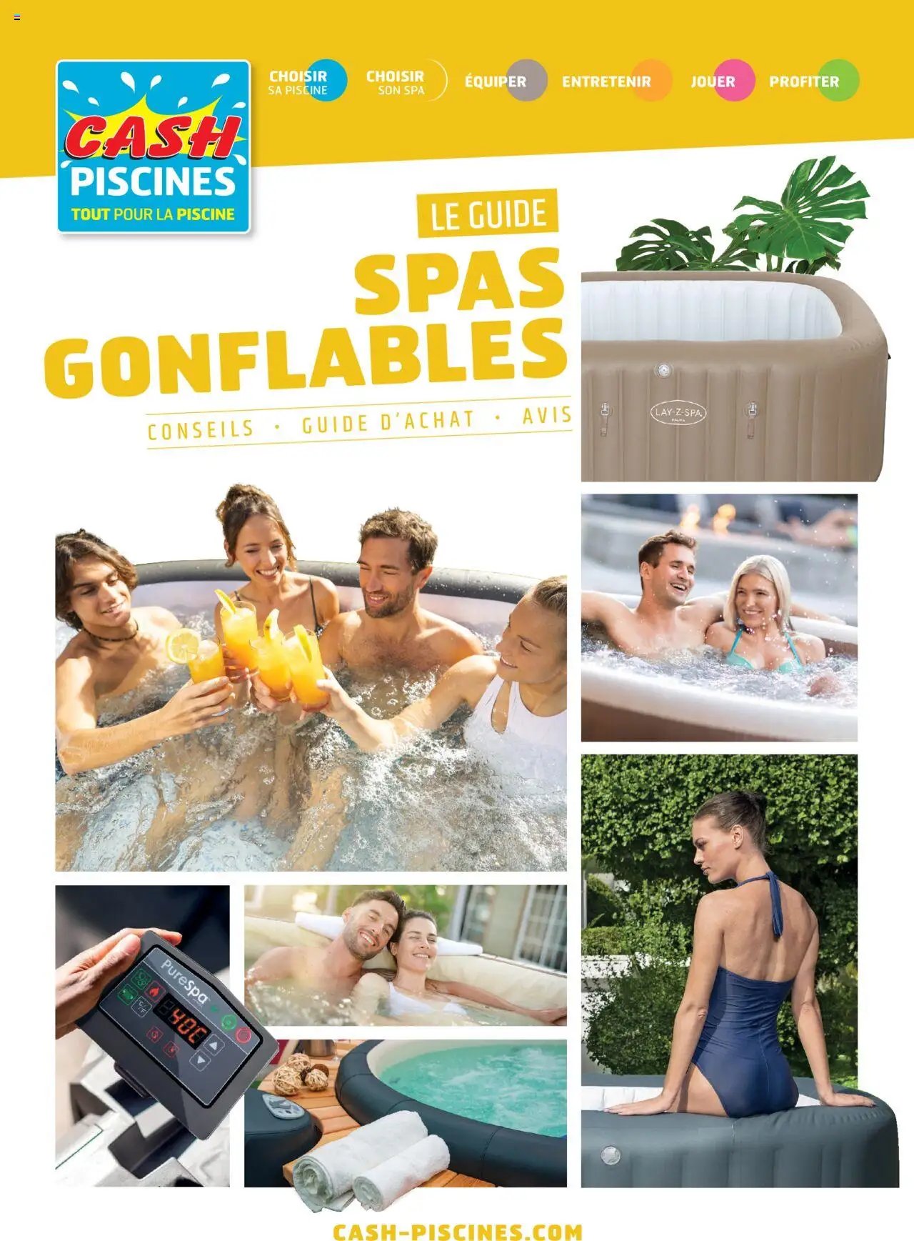 Cash Piscines Guide spas gonflables