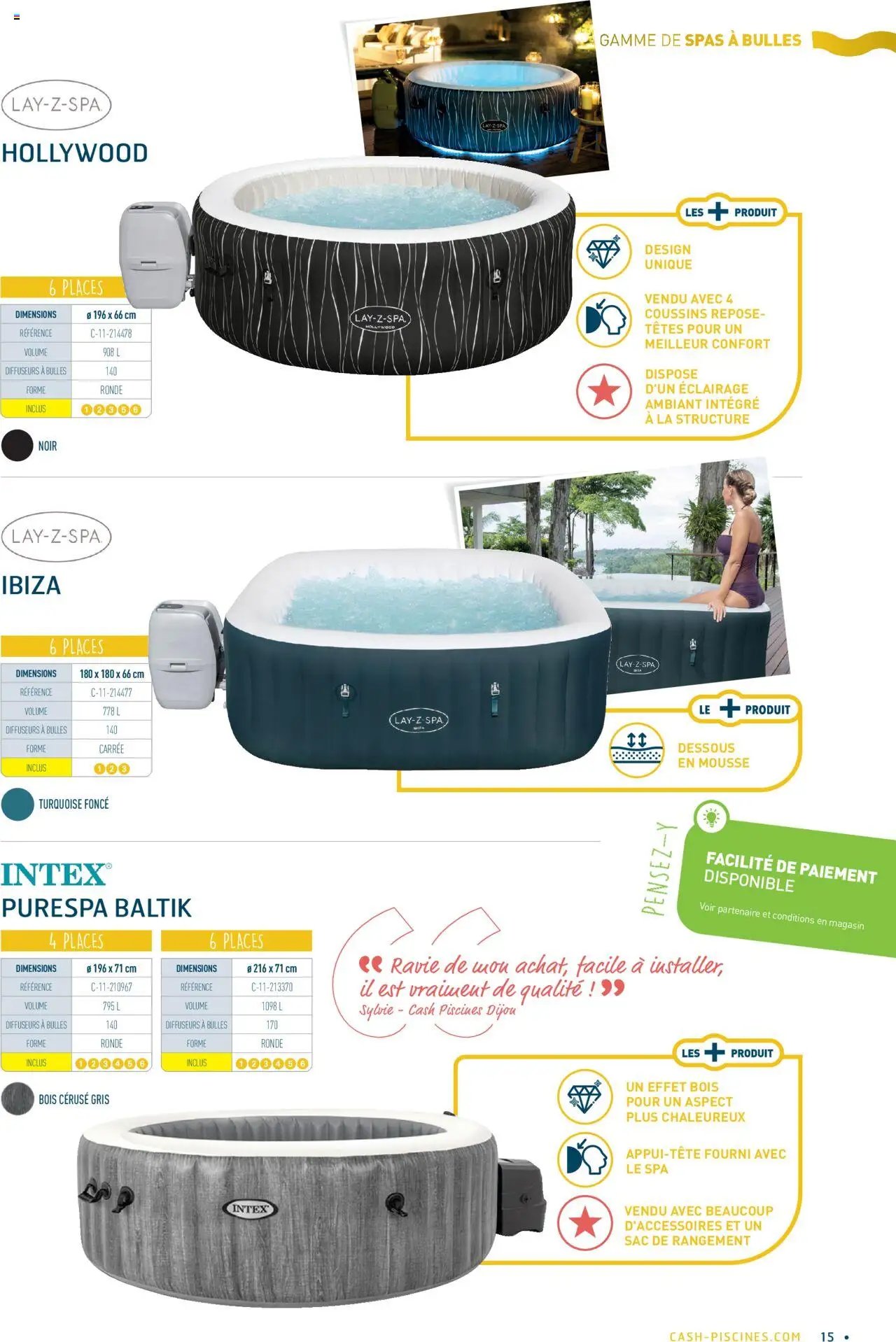 Cash Piscines Guide spas gonflables