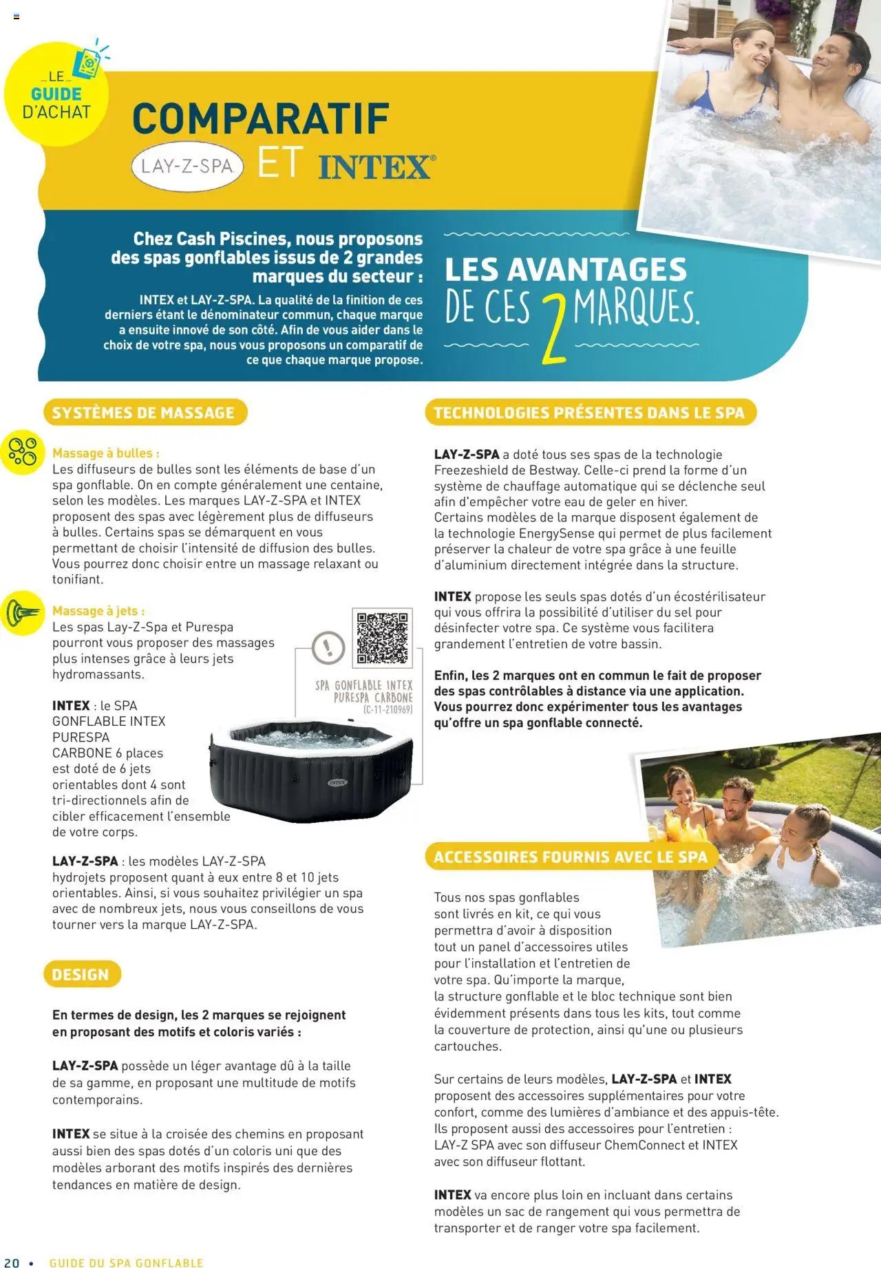 Cash Piscines Guide spas gonflables