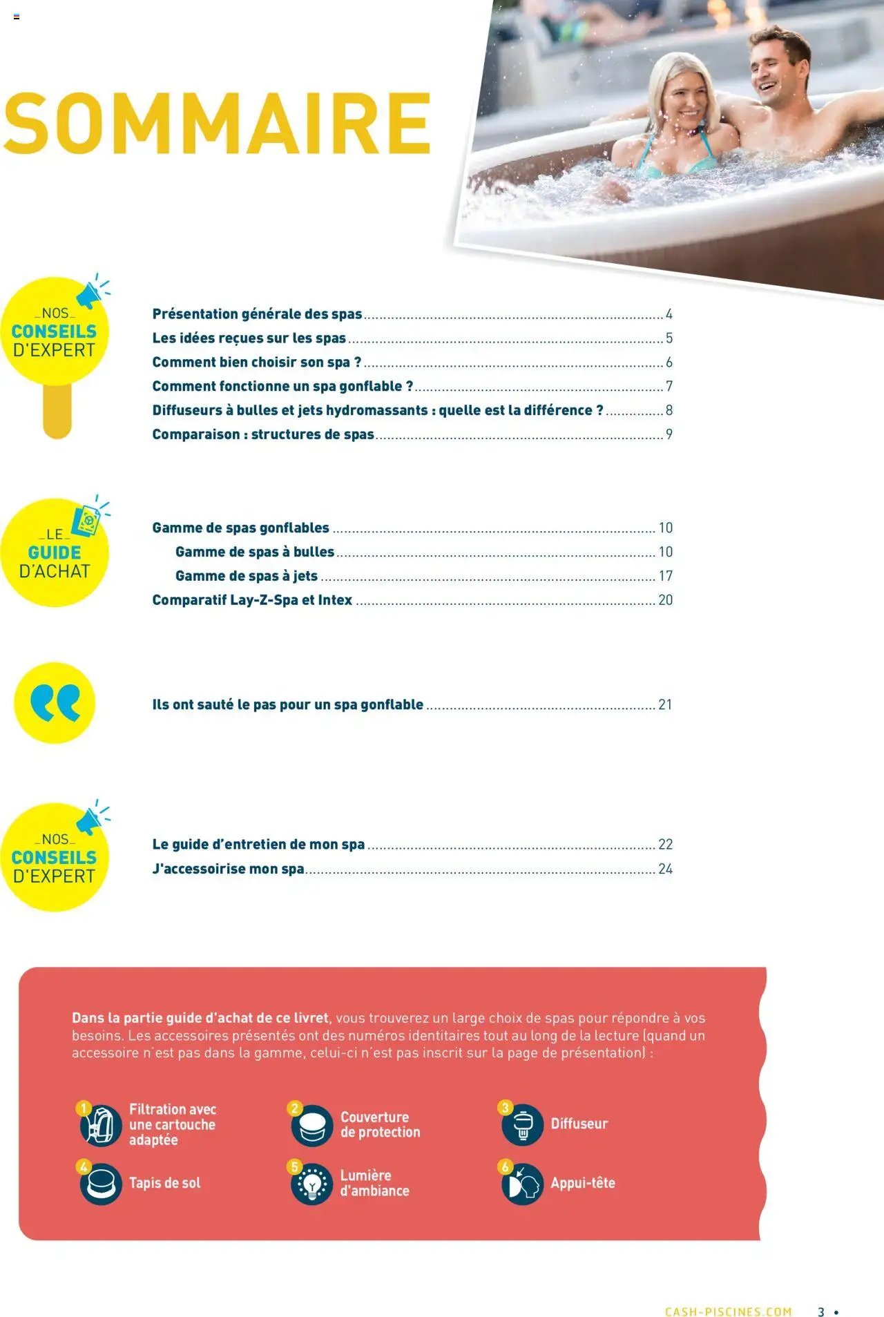 Cash Piscines Guide spas gonflables
