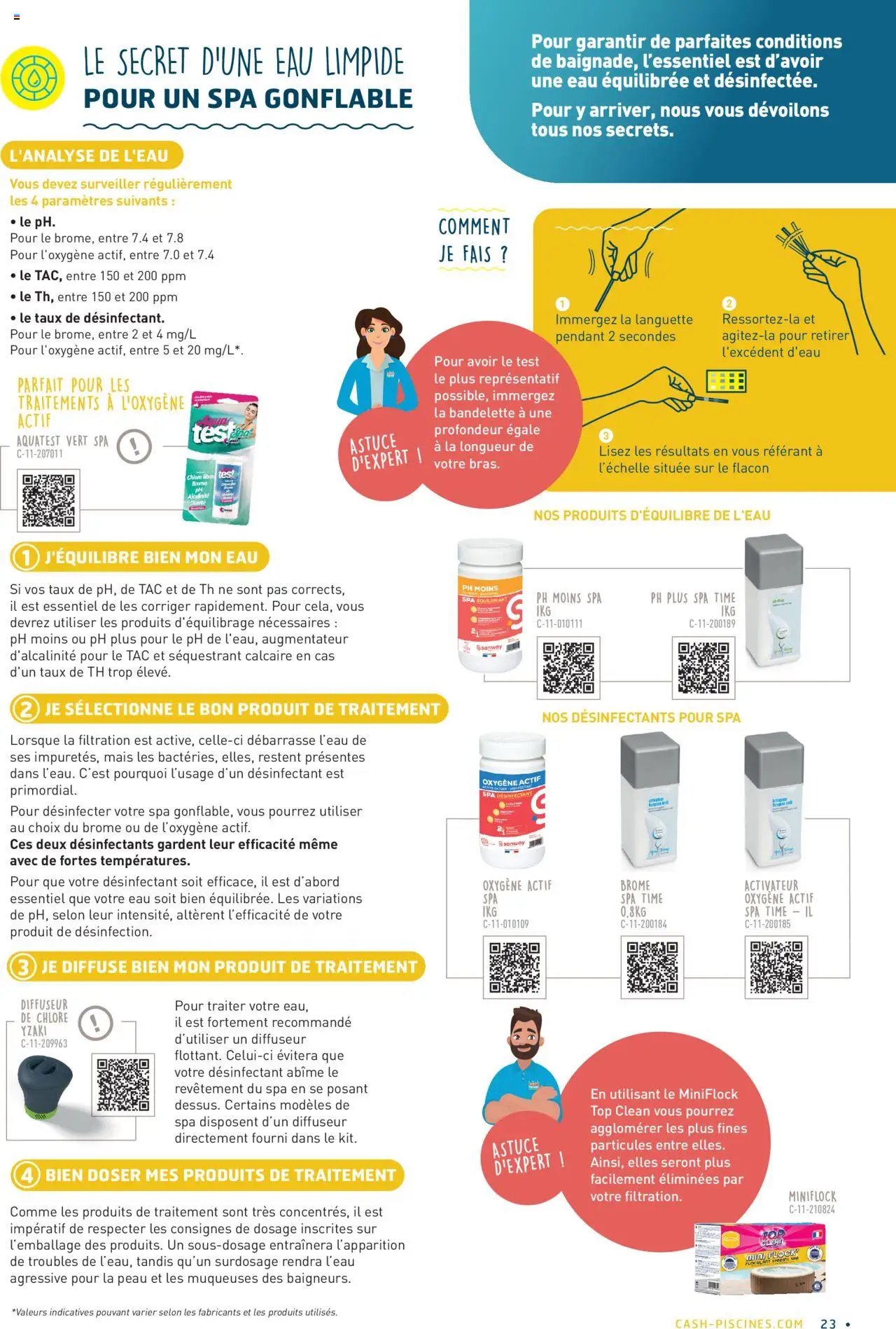 Cash Piscines Guide spas gonflables