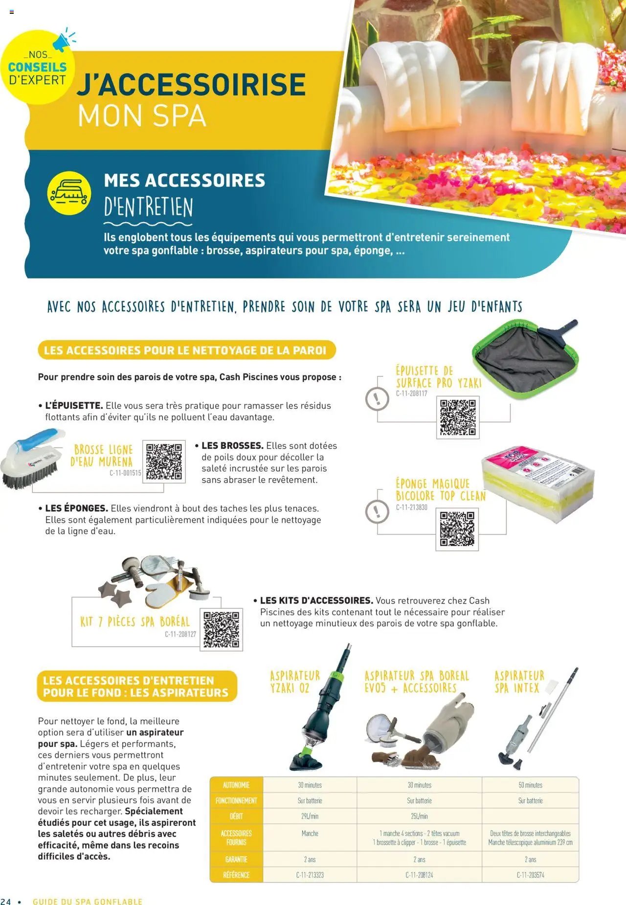 Cash Piscines Guide spas gonflables