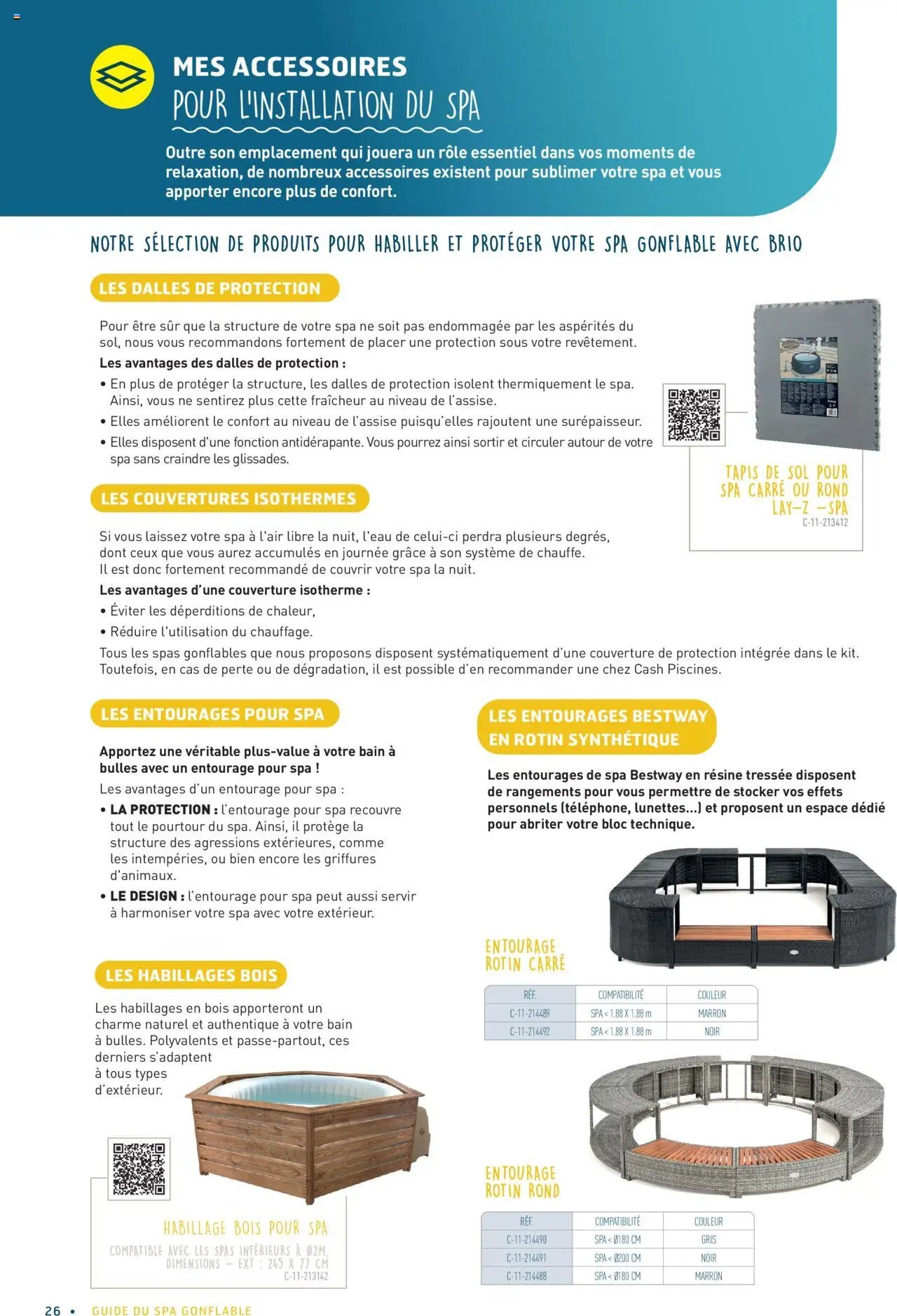 Cash Piscines Guide spas gonflables