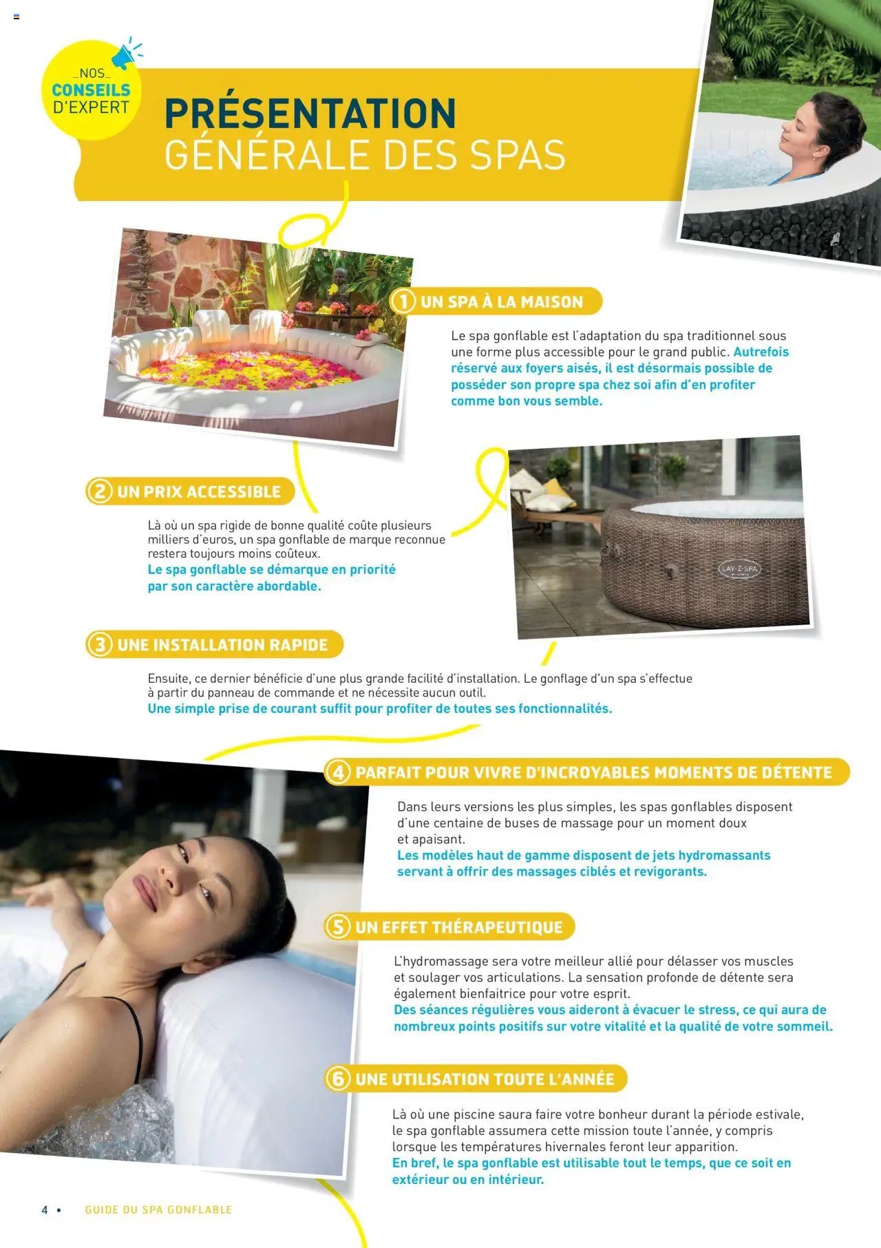 Cash Piscines Guide spas gonflables