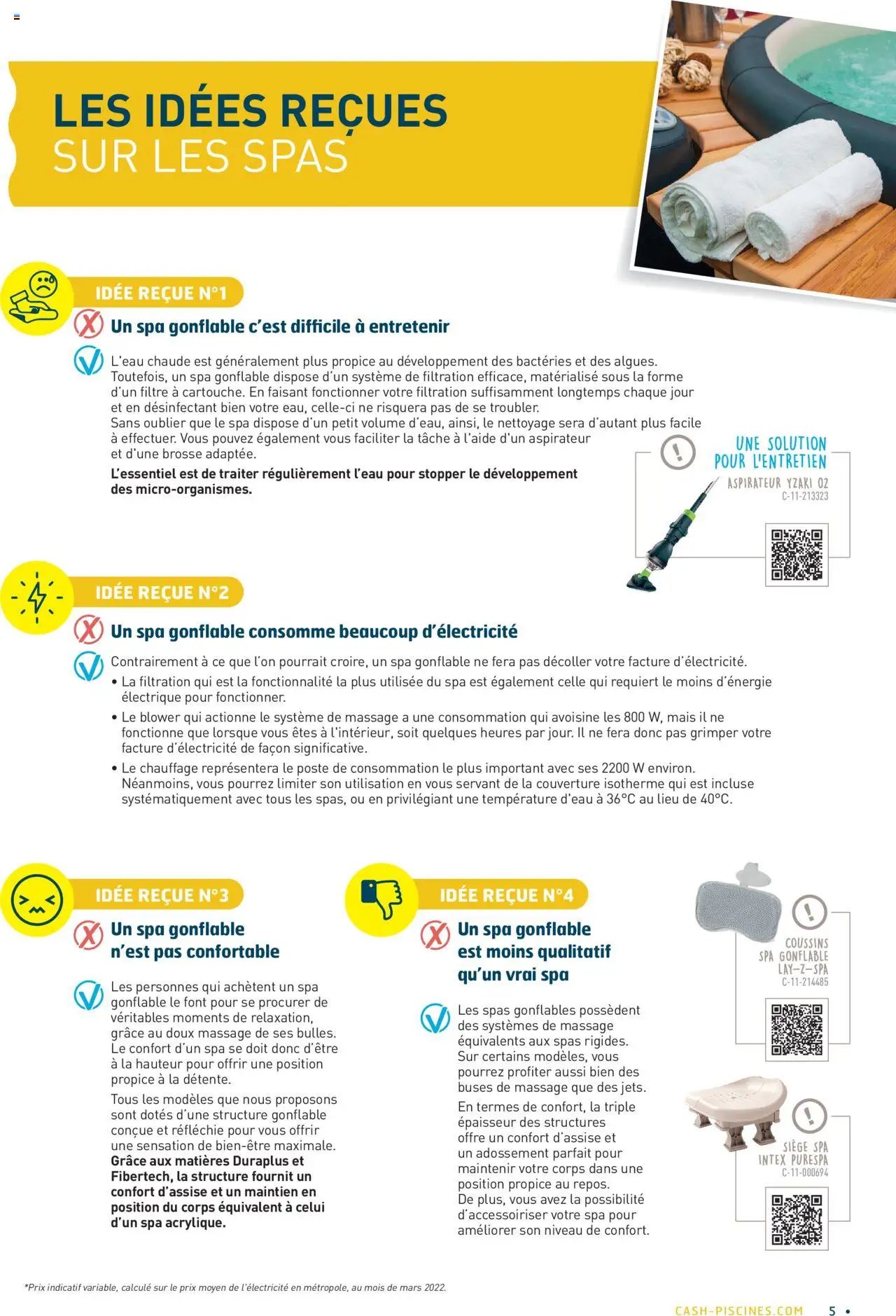 Cash Piscines Guide spas gonflables