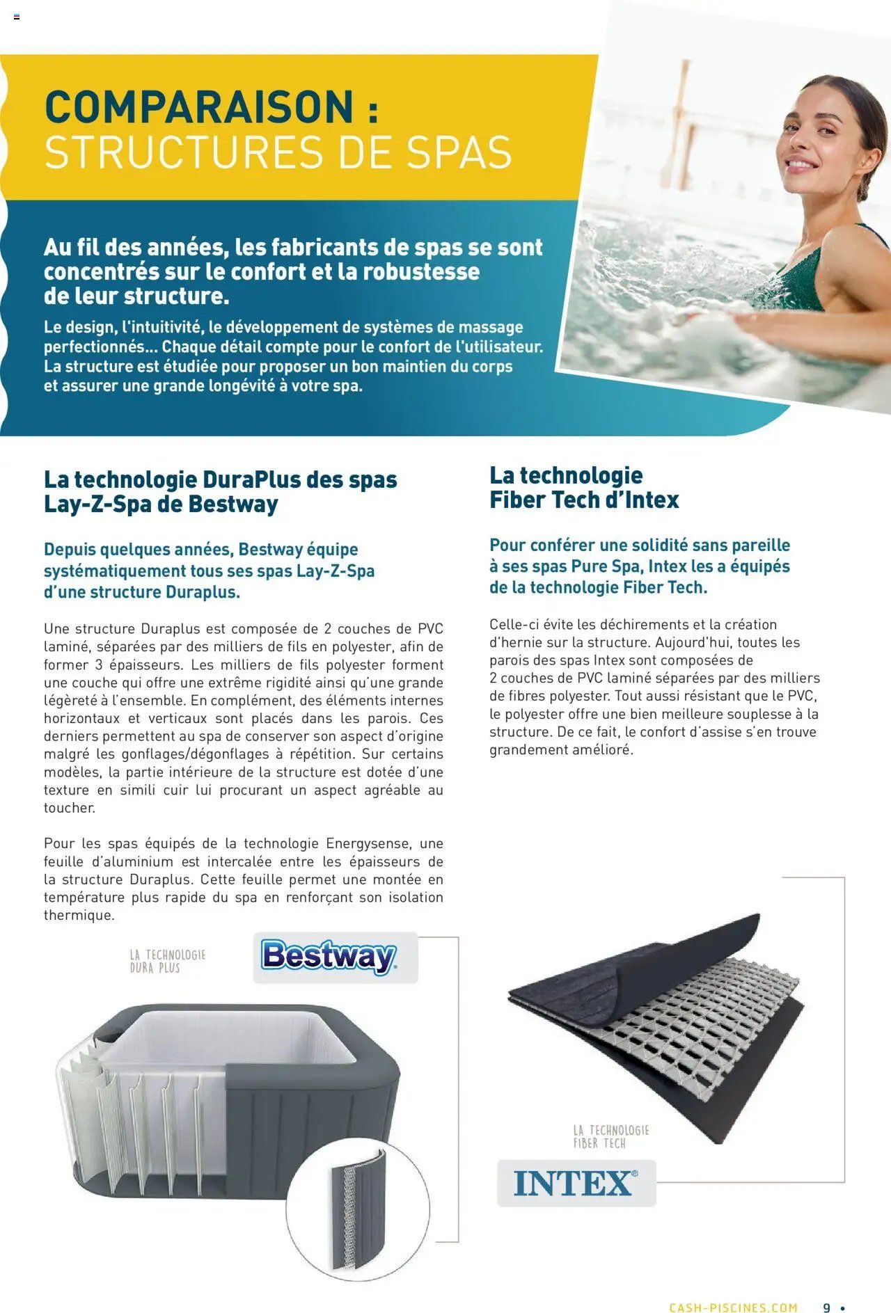 Cash Piscines Guide spas gonflables