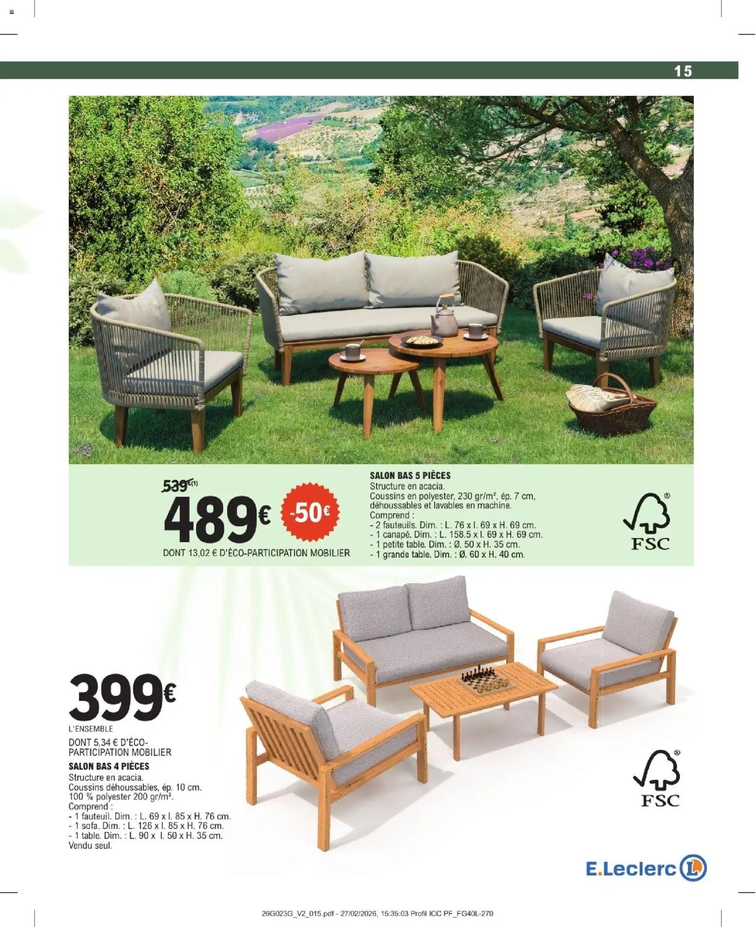 Brico E.Leclerc - Plein air