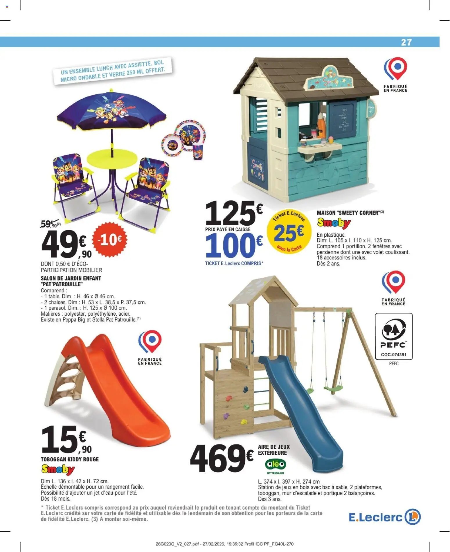 Brico E.Leclerc - Plein air