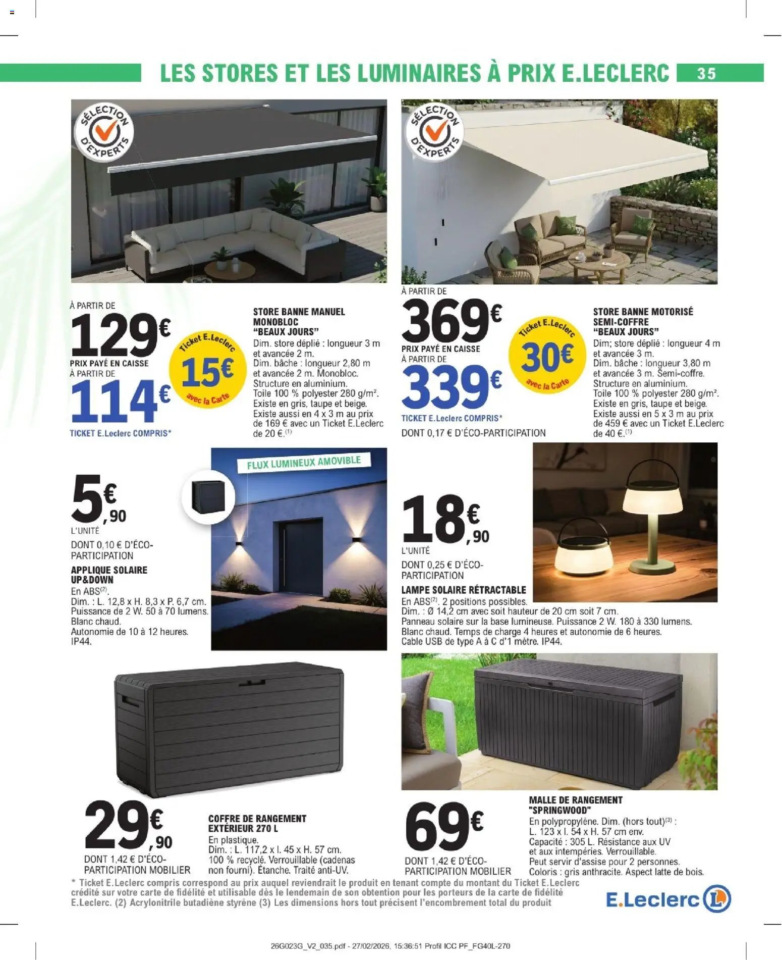 Brico E.Leclerc - Plein air