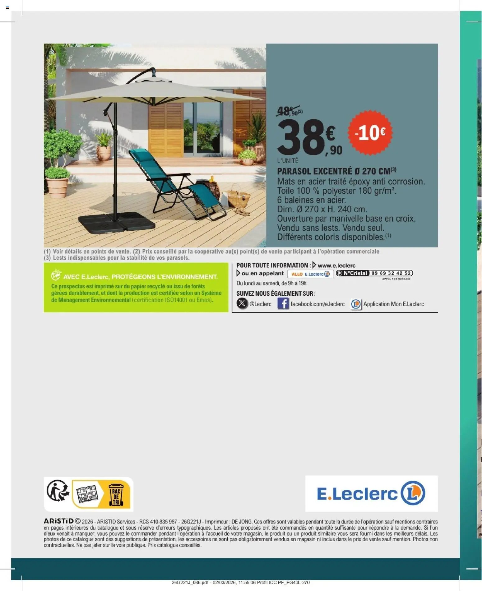 Brico E.Leclerc - Plein air