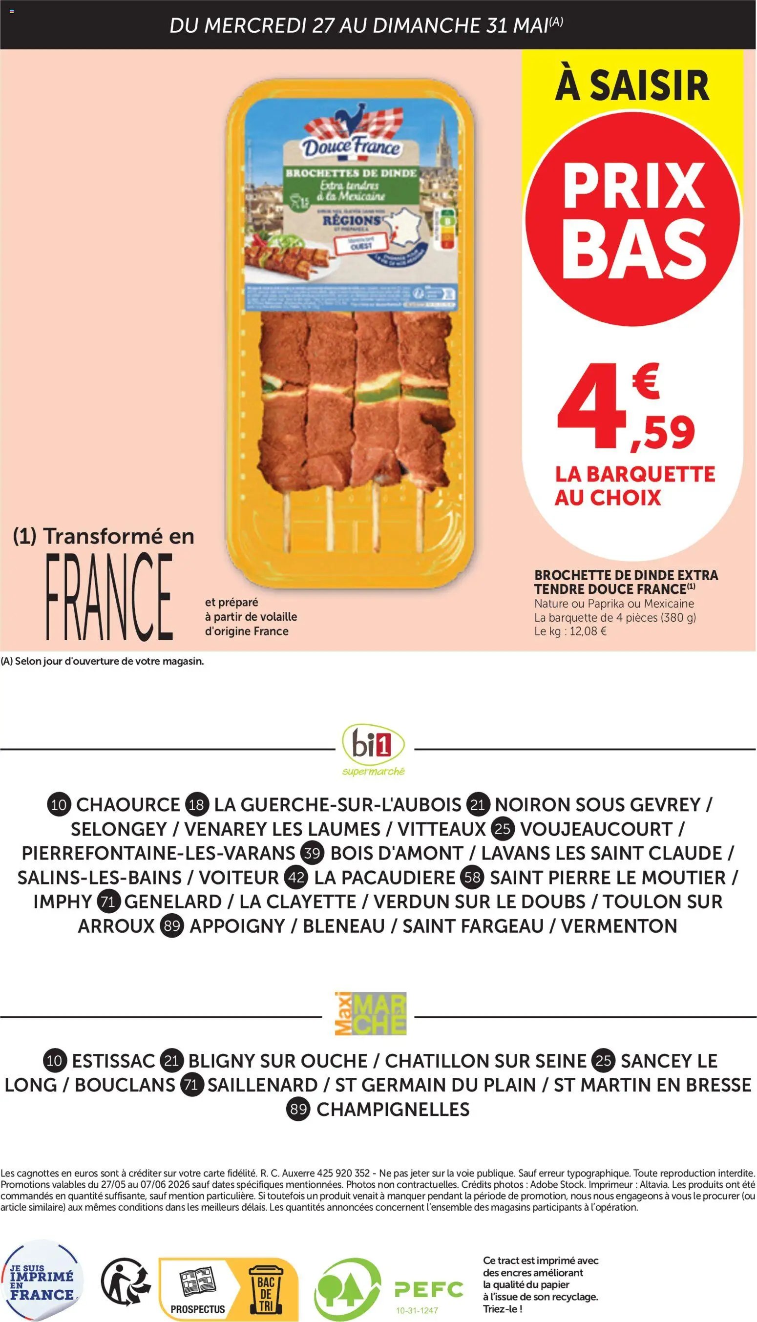 bi1 Maxi marché