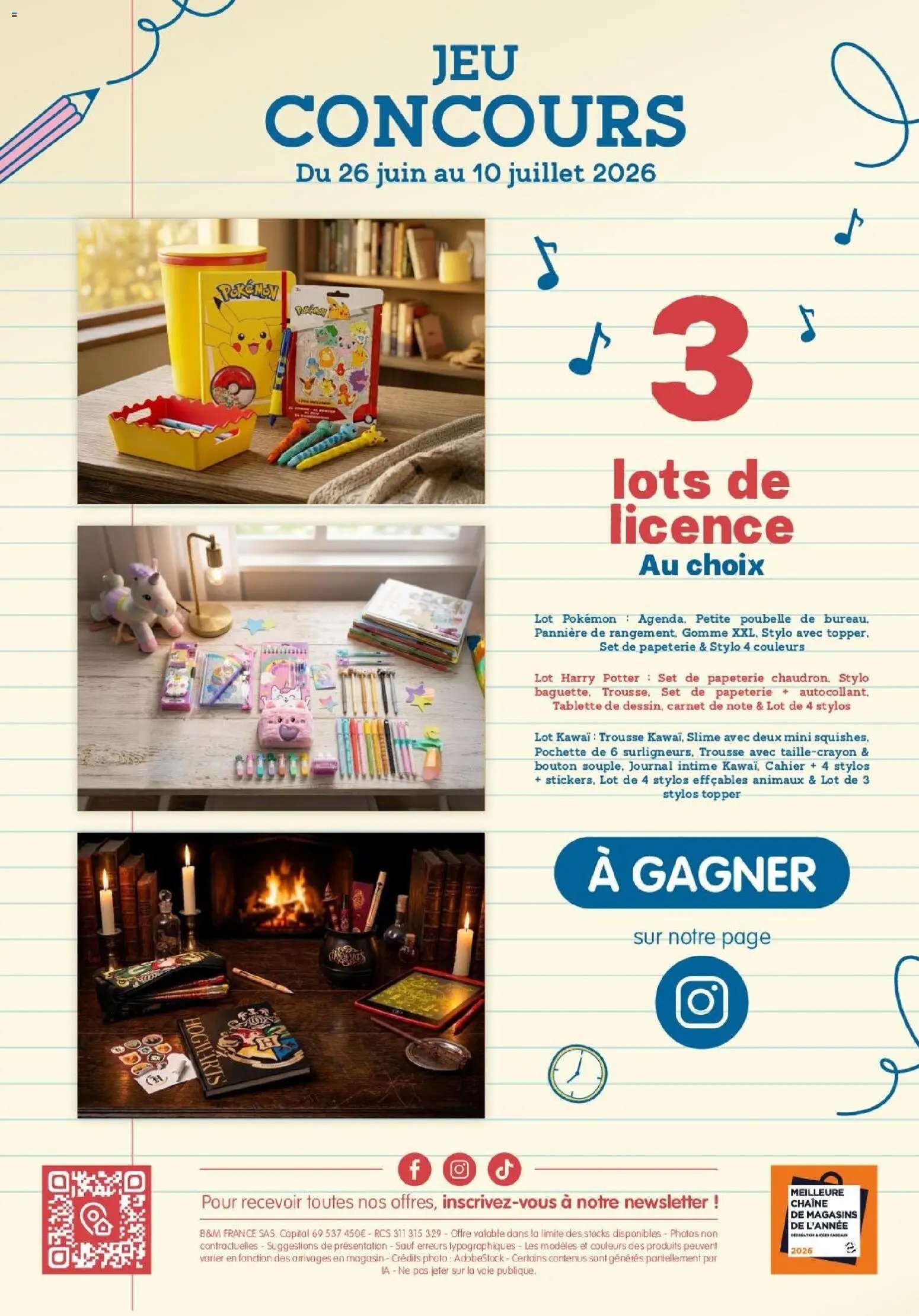 B&M catalogue