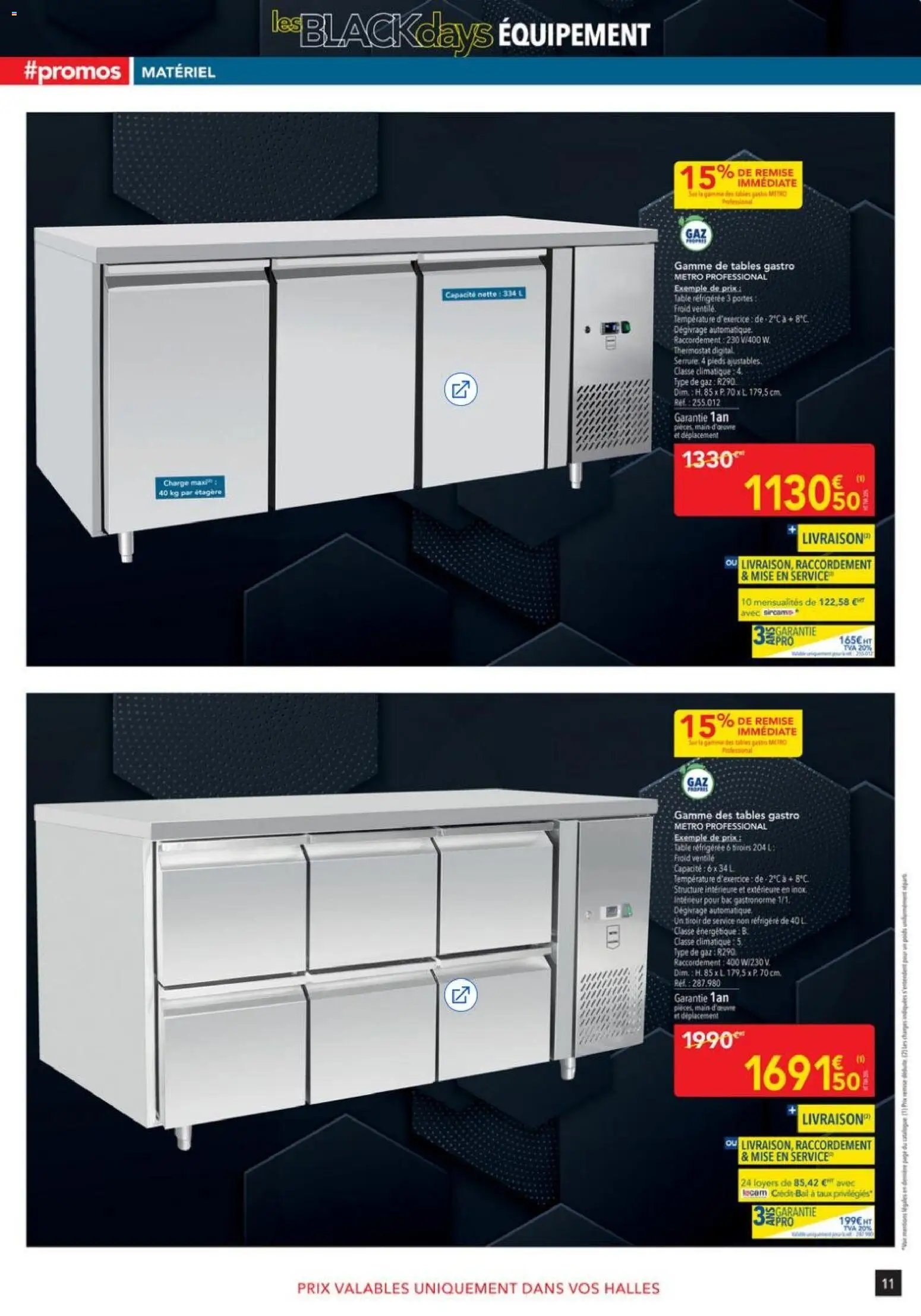 METRO - Les Black Days Equipement