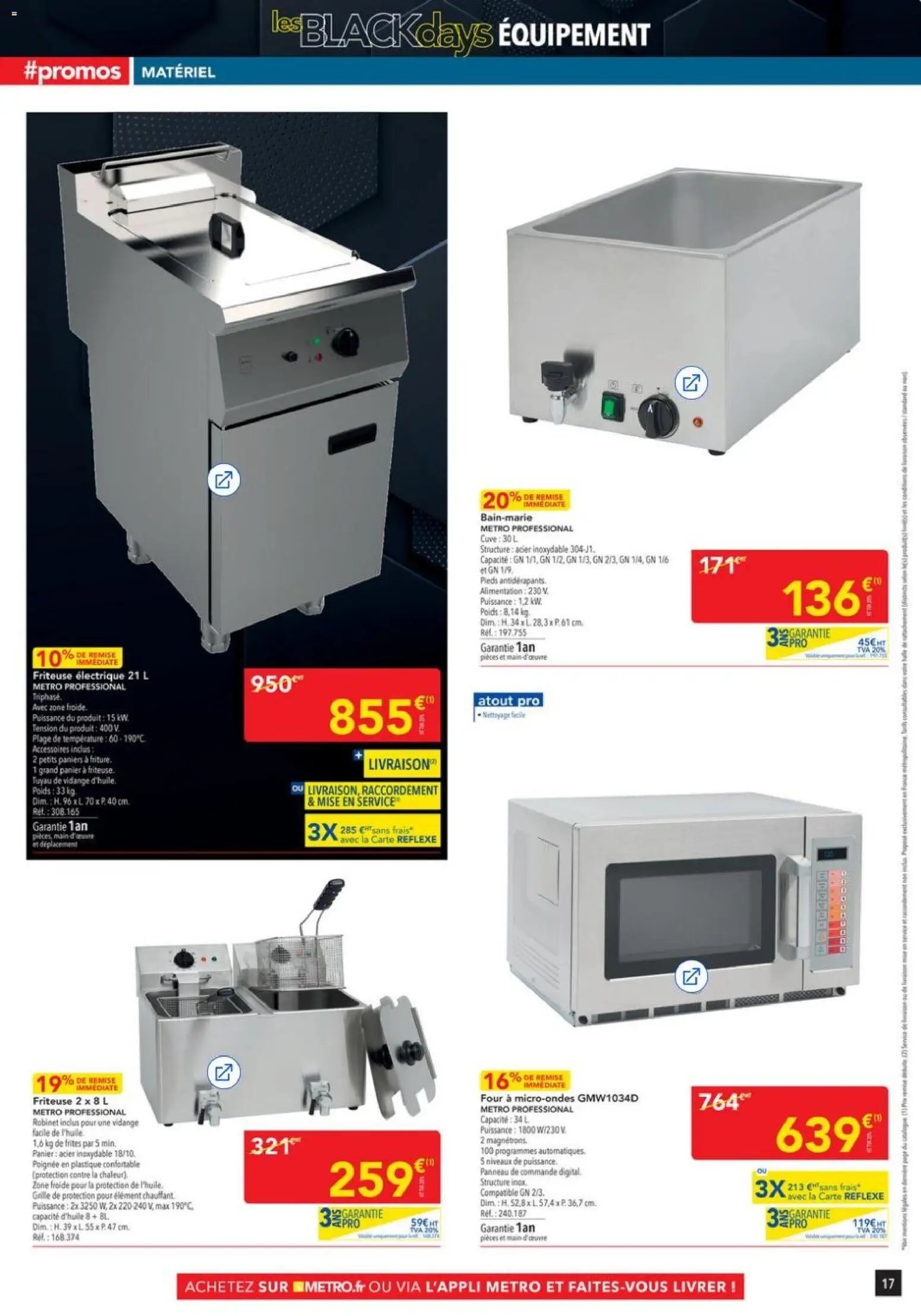 METRO - Les Black Days Equipement