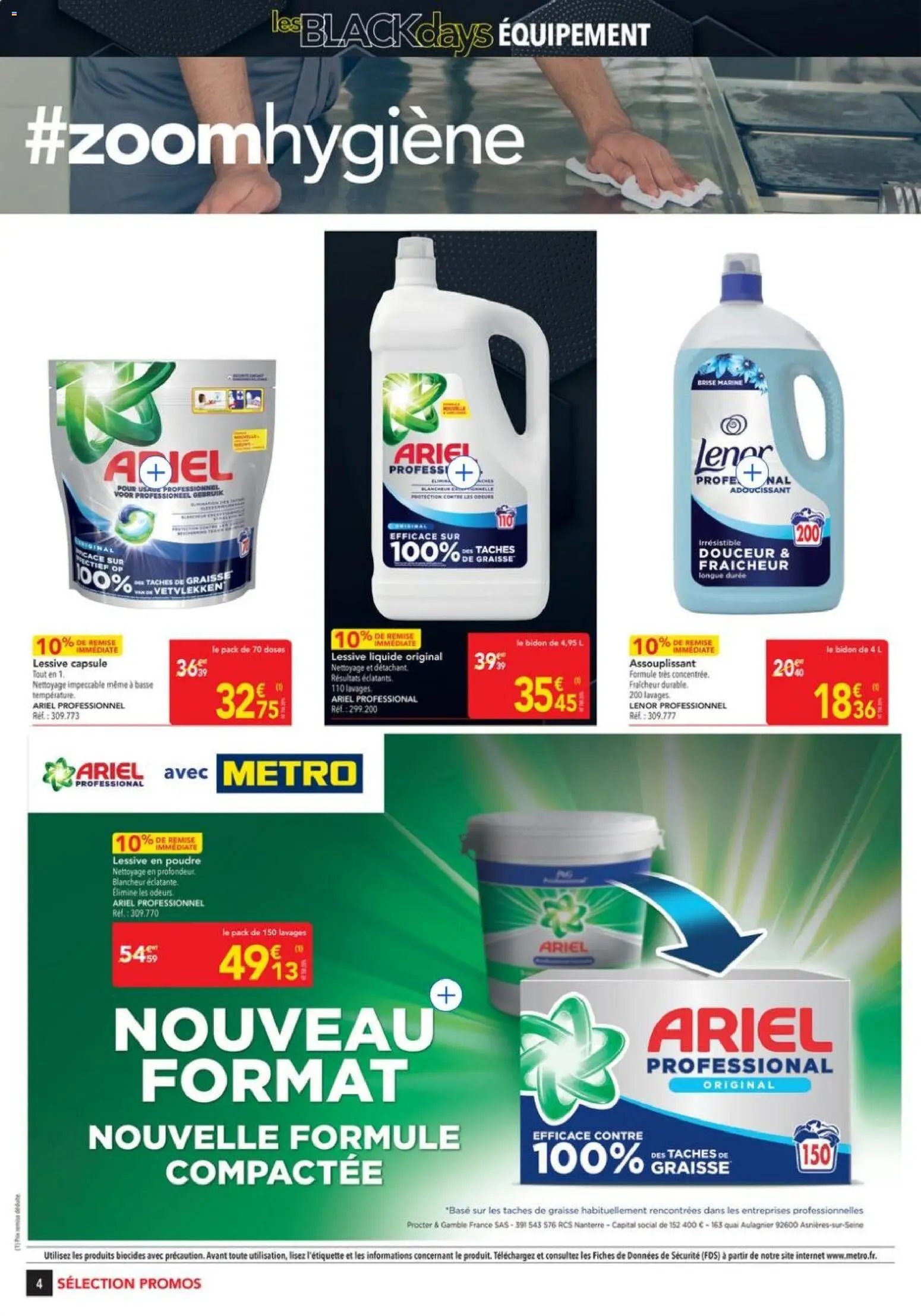 METRO - Les Black Days Equipement