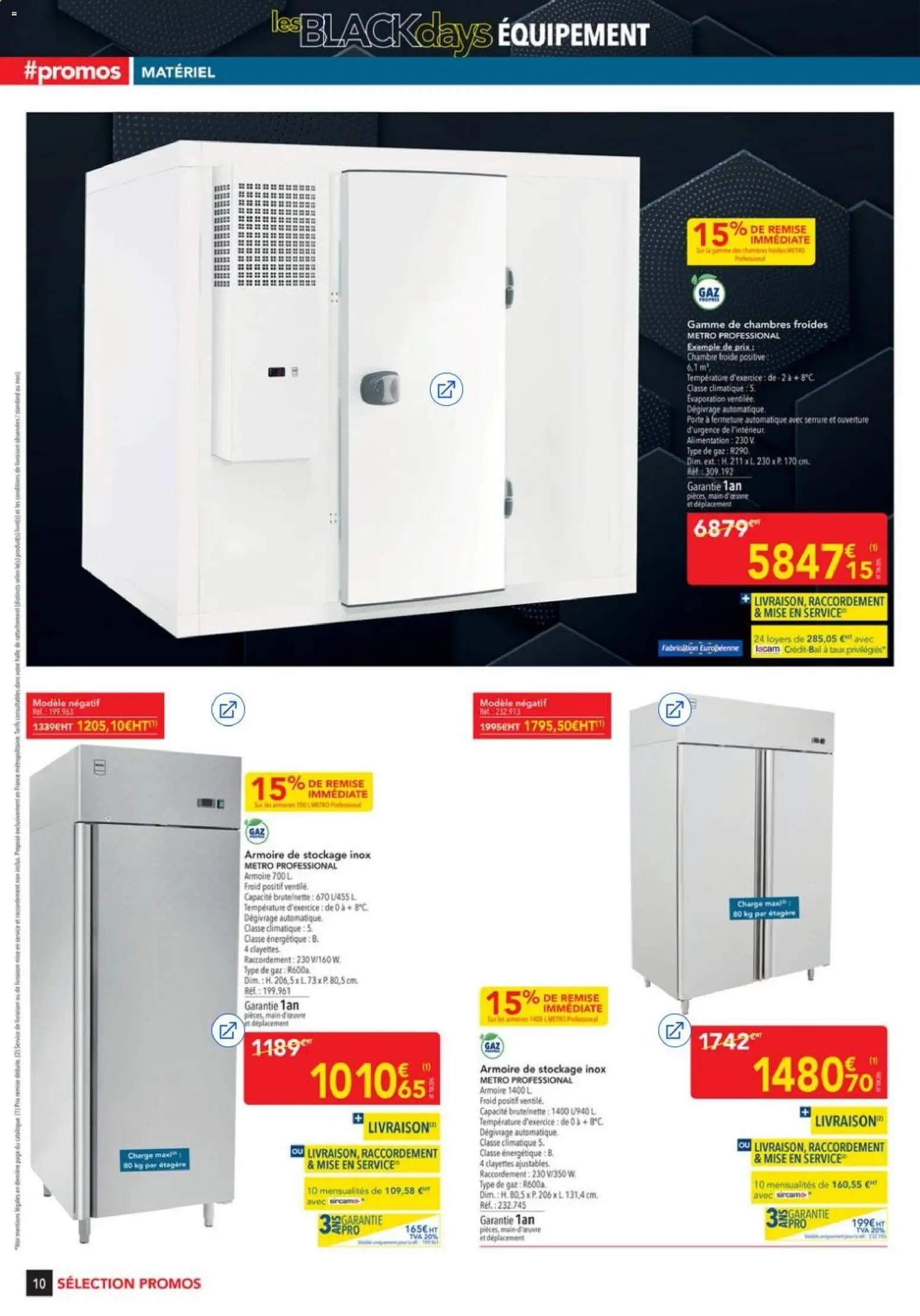 METRO - Les Black Days Equipement