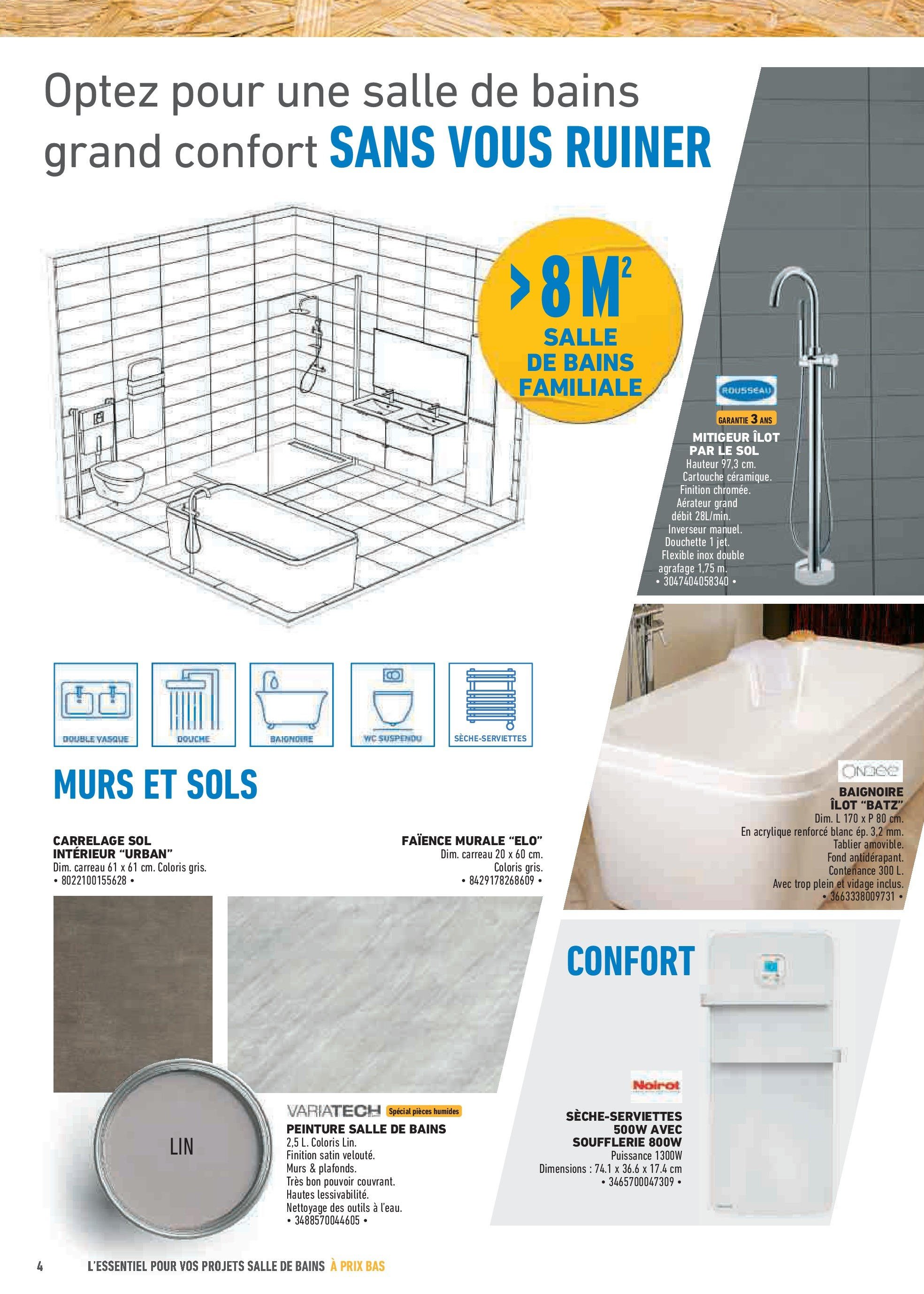 Brico Cash - Repensons votre salle de bains sans vous ruiner