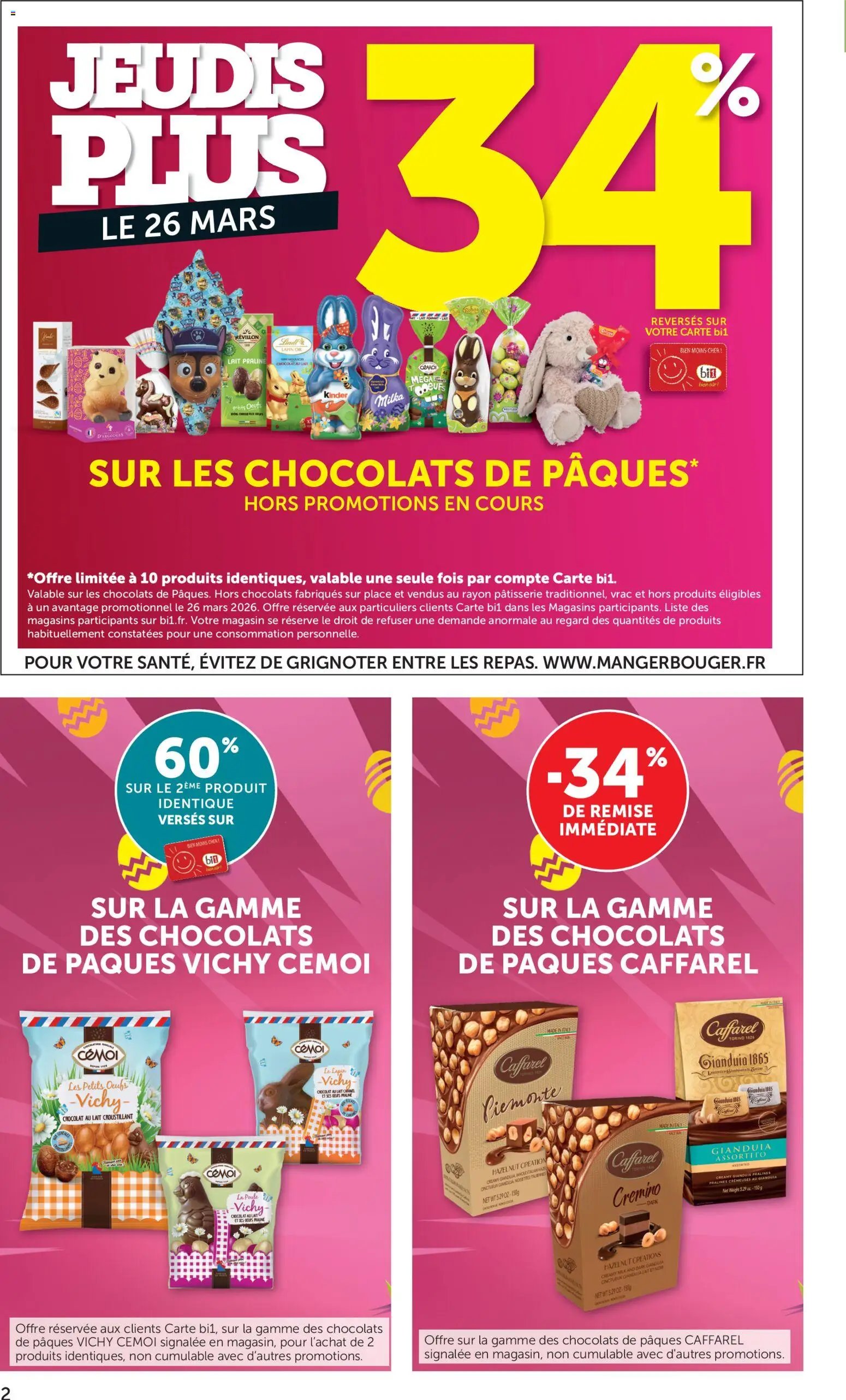 bi1 Catalogue Pâques à prix bas maxi marché