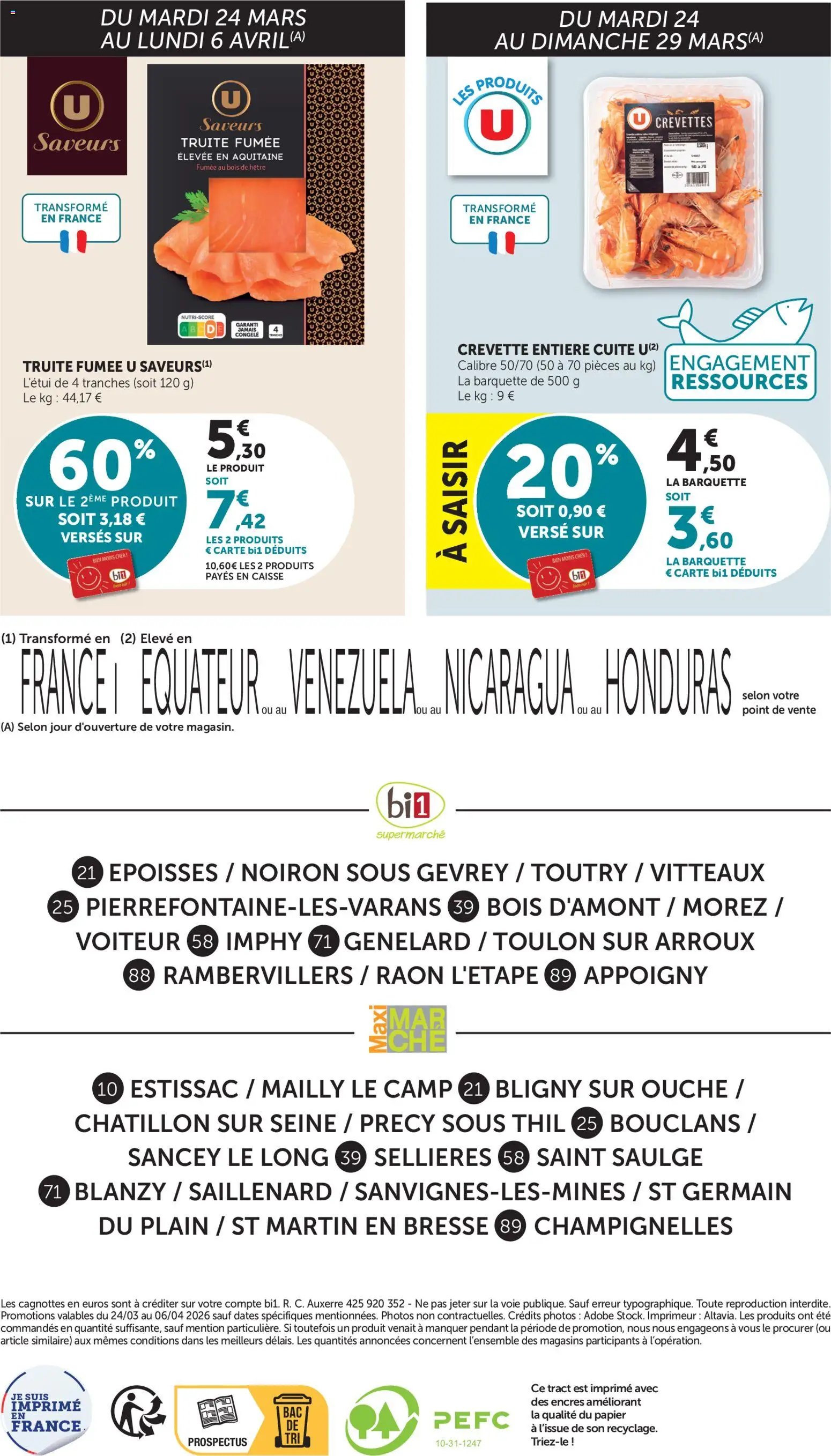 bi1 Catalogue Pâques à prix bas maxi marché