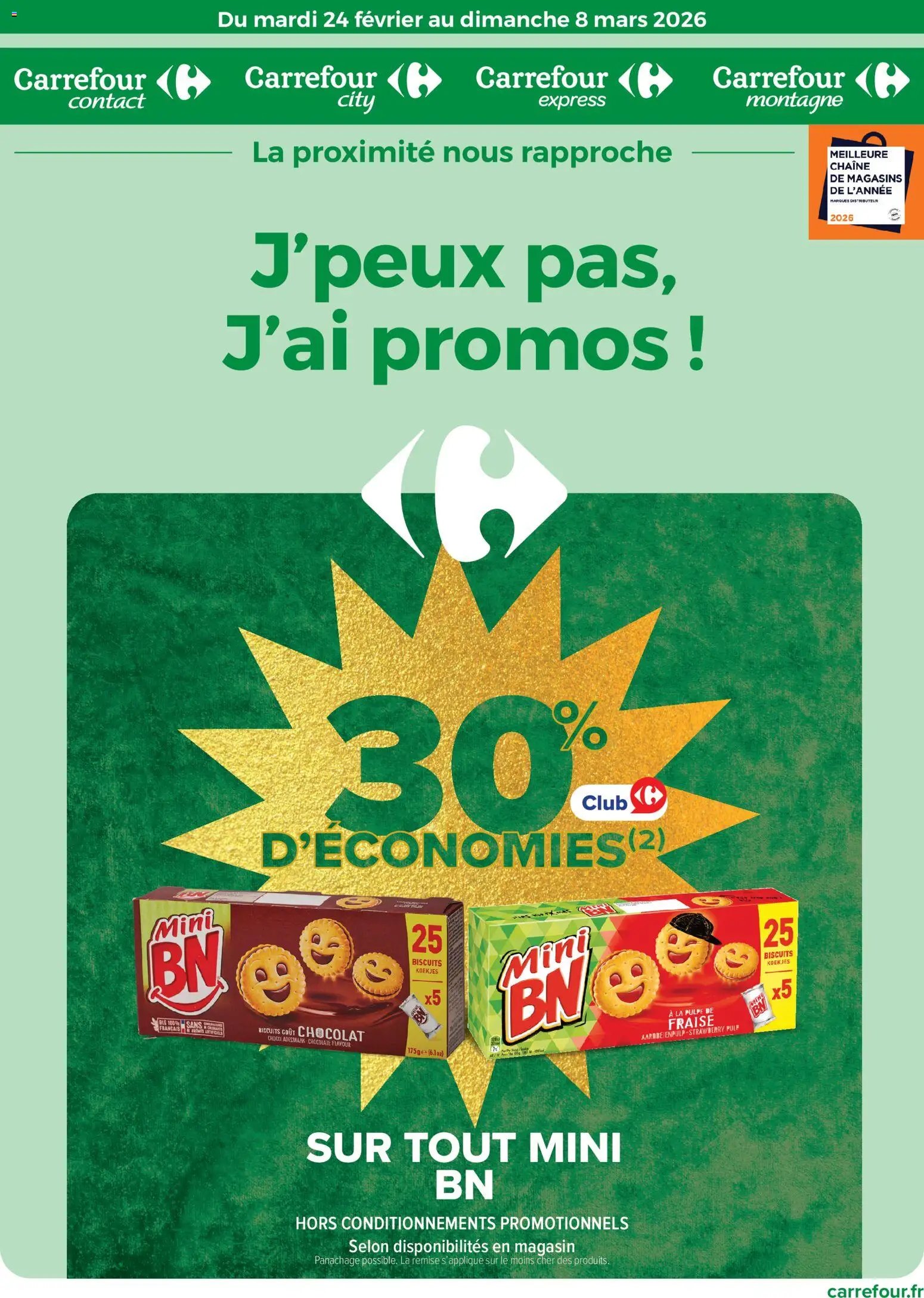 Carrefour contact Vip: des promos très importantes (2026-02-24 - 2026-03-25)