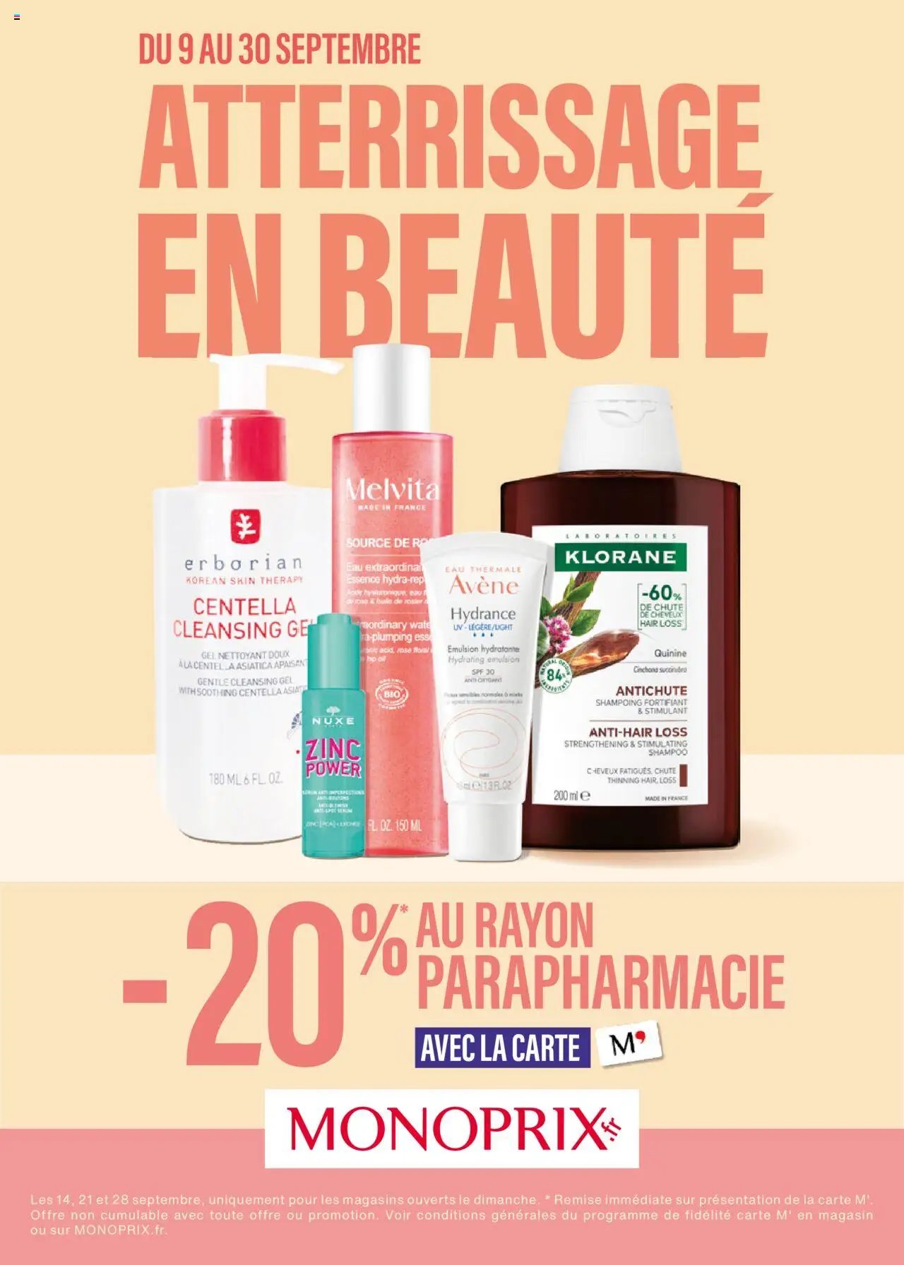Monoprix - Guide parapharmacie (2025-09-09 - 2025-09-30)
