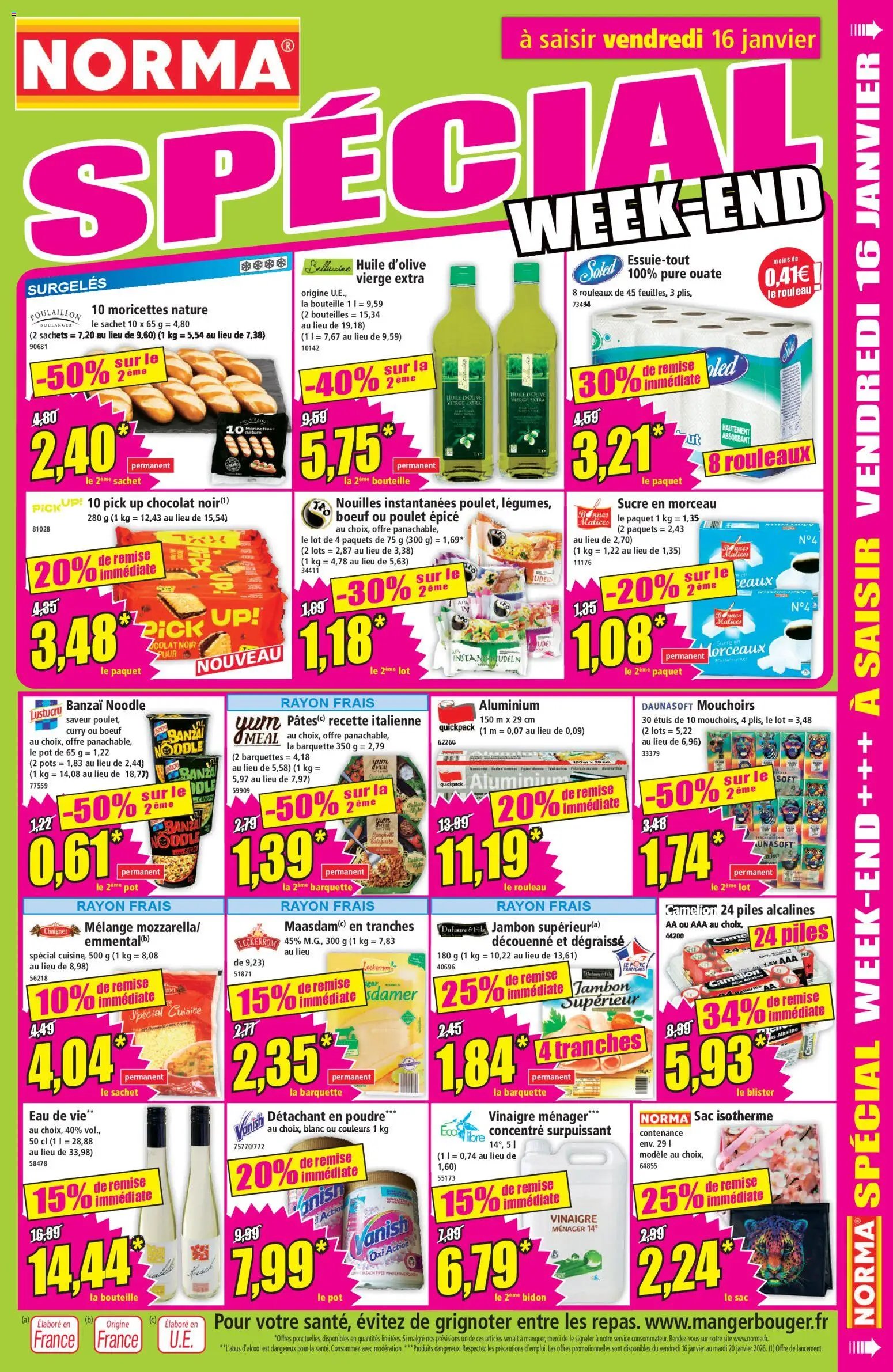 Norma catalogue (2026-01-14 - 2026-01-22)