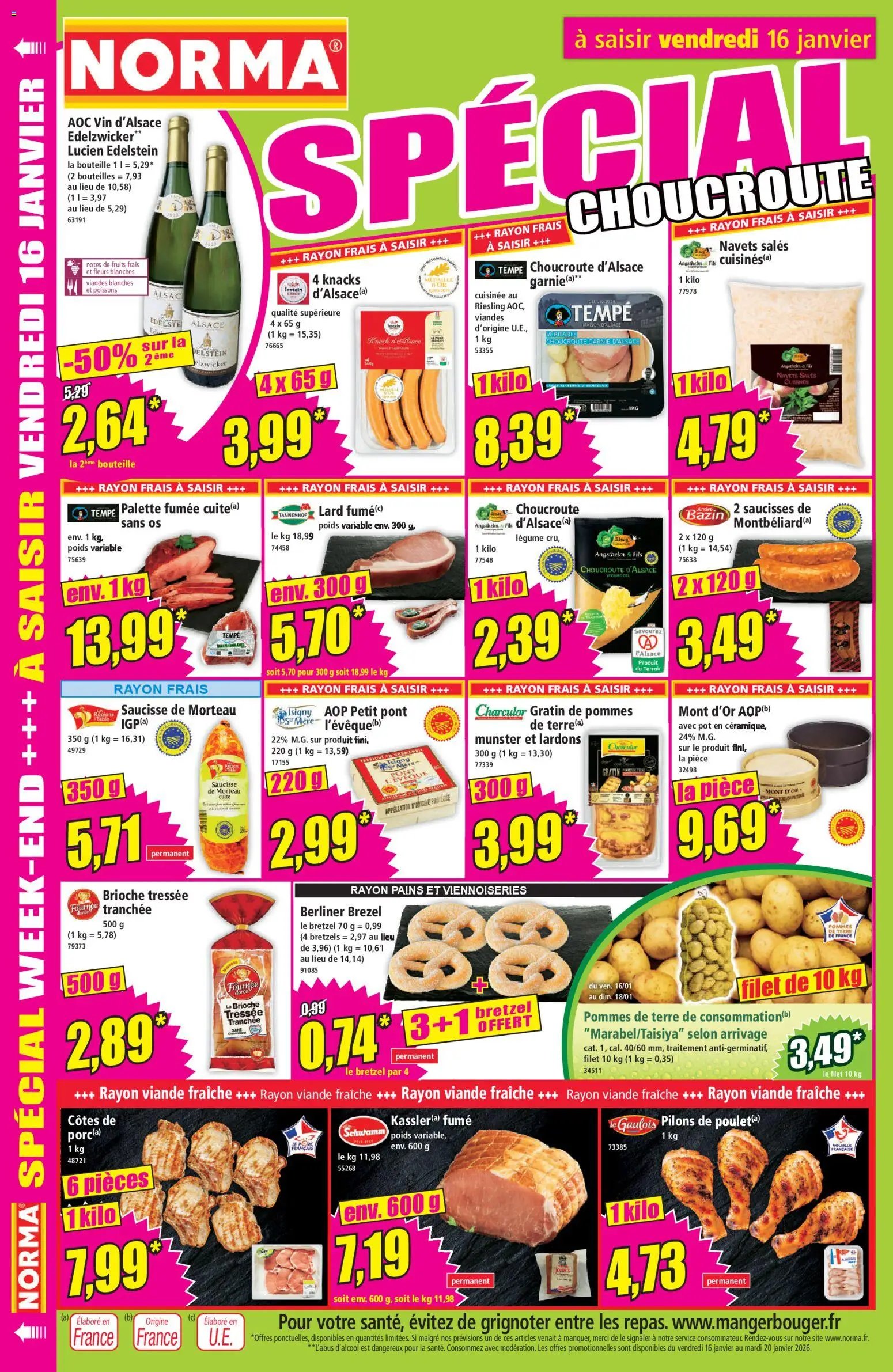 Norma catalogue (2026-01-14 - 2026-01-22)