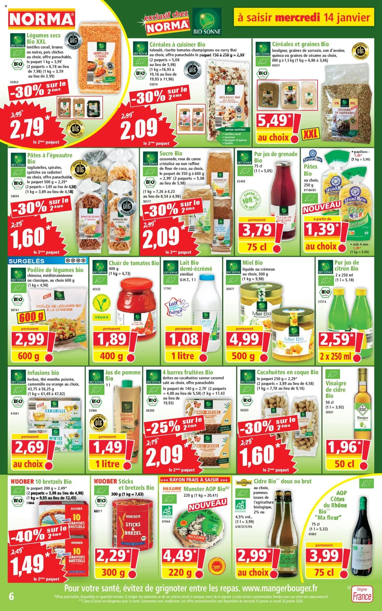 Norma catalogue (2026-01-14 - 2026-01-22)