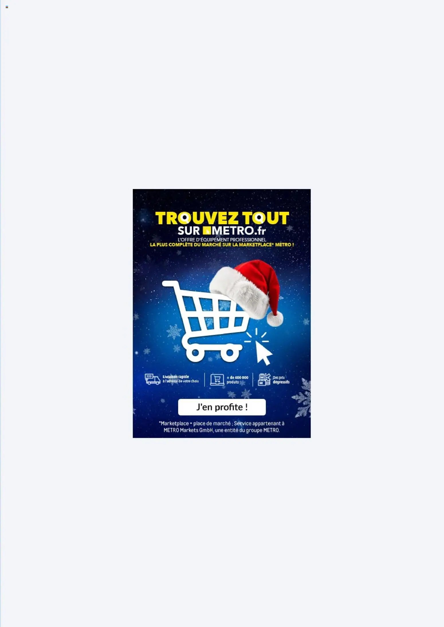 METRO - Offres Exclusives Marketplace (2025-11-27 - 2025-12-31)