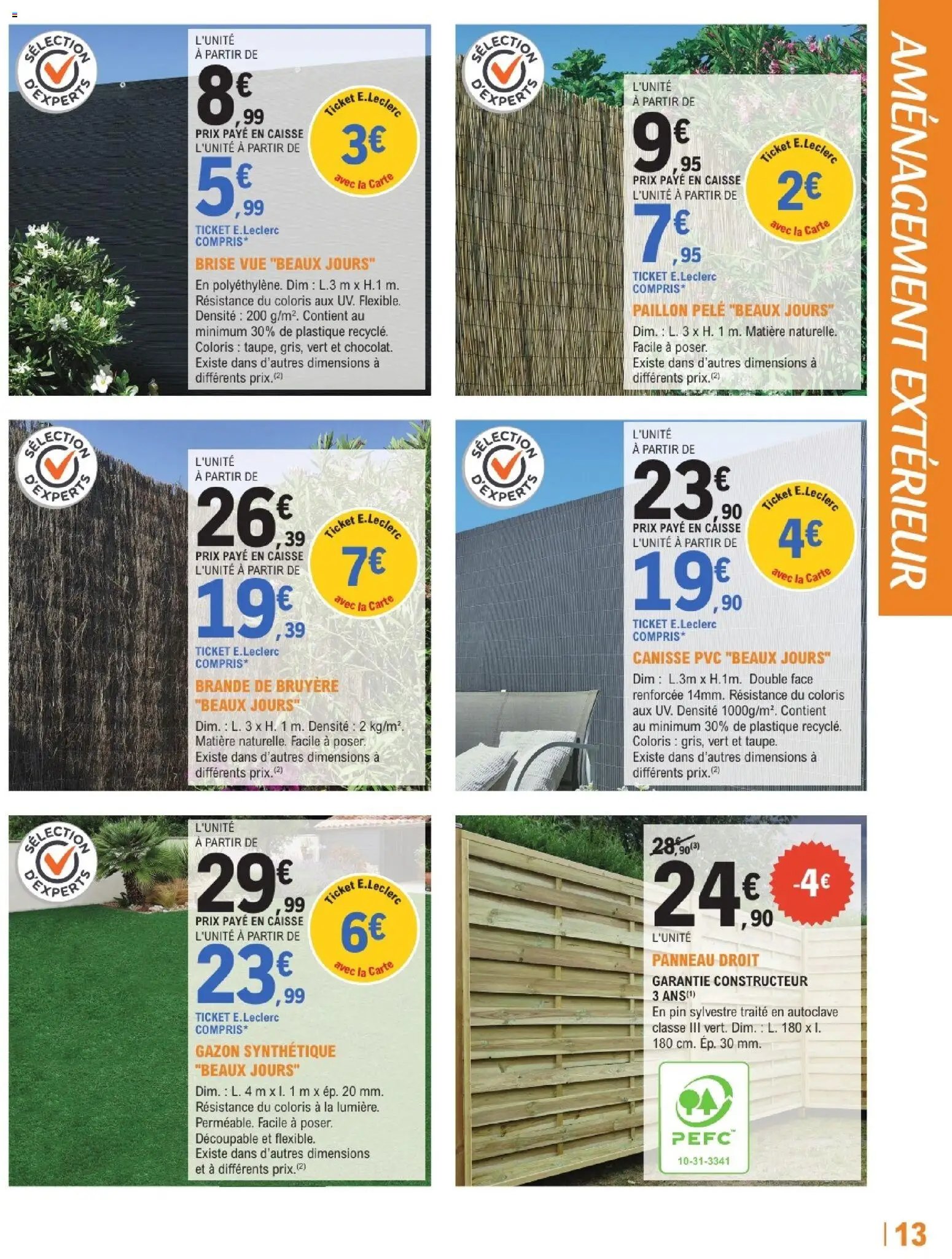 Brico E.Leclerc - Trafic jardi printemps 3 - grands vegetaux