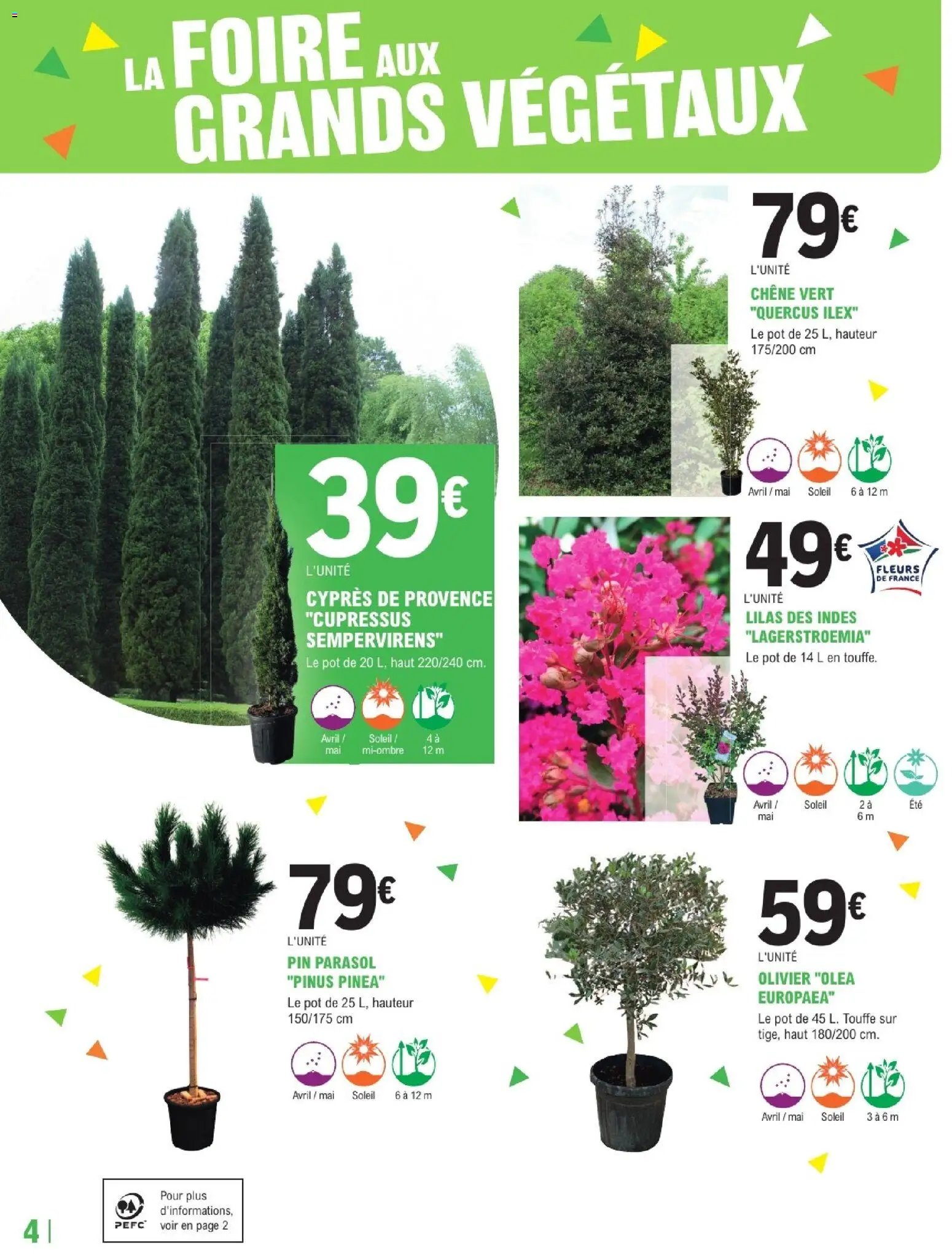 Brico E.Leclerc - Trafic jardi printemps 3 - grands vegetaux