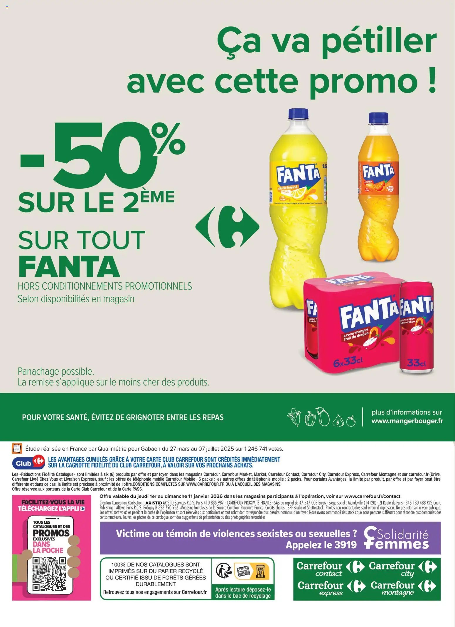 Carrefour contact J'peux pas j'ai promos