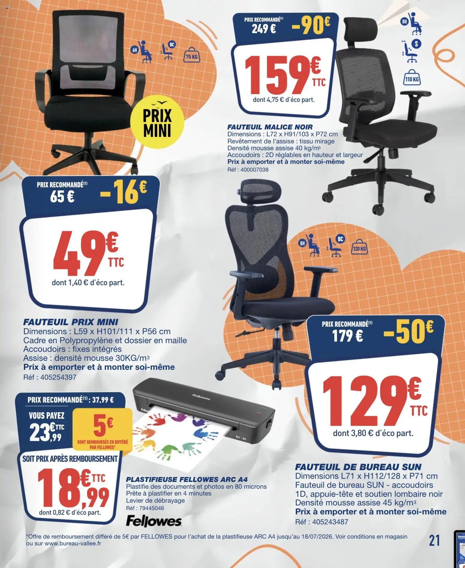 Bureau Vallée catalogue