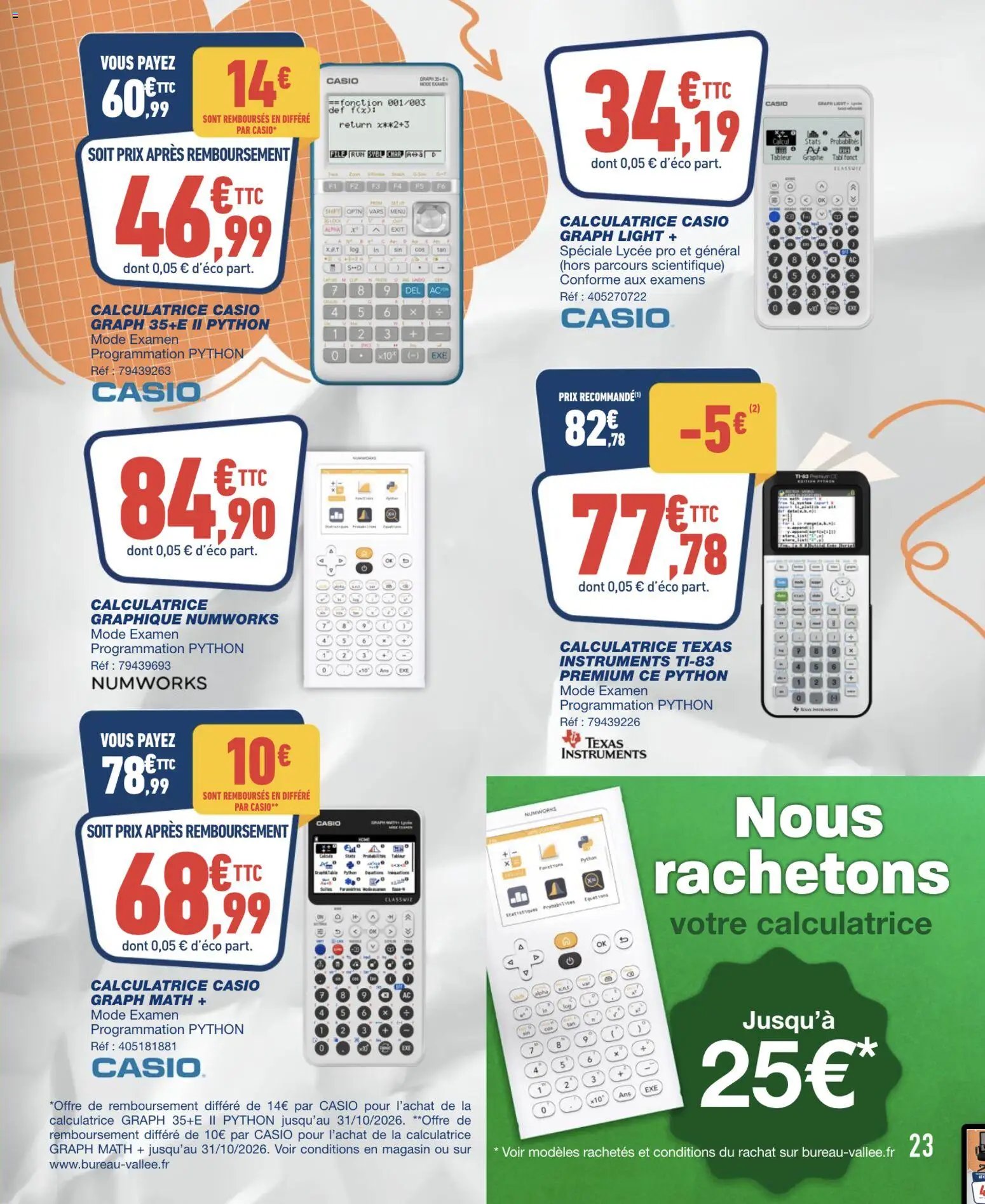 Bureau Vallée catalogue