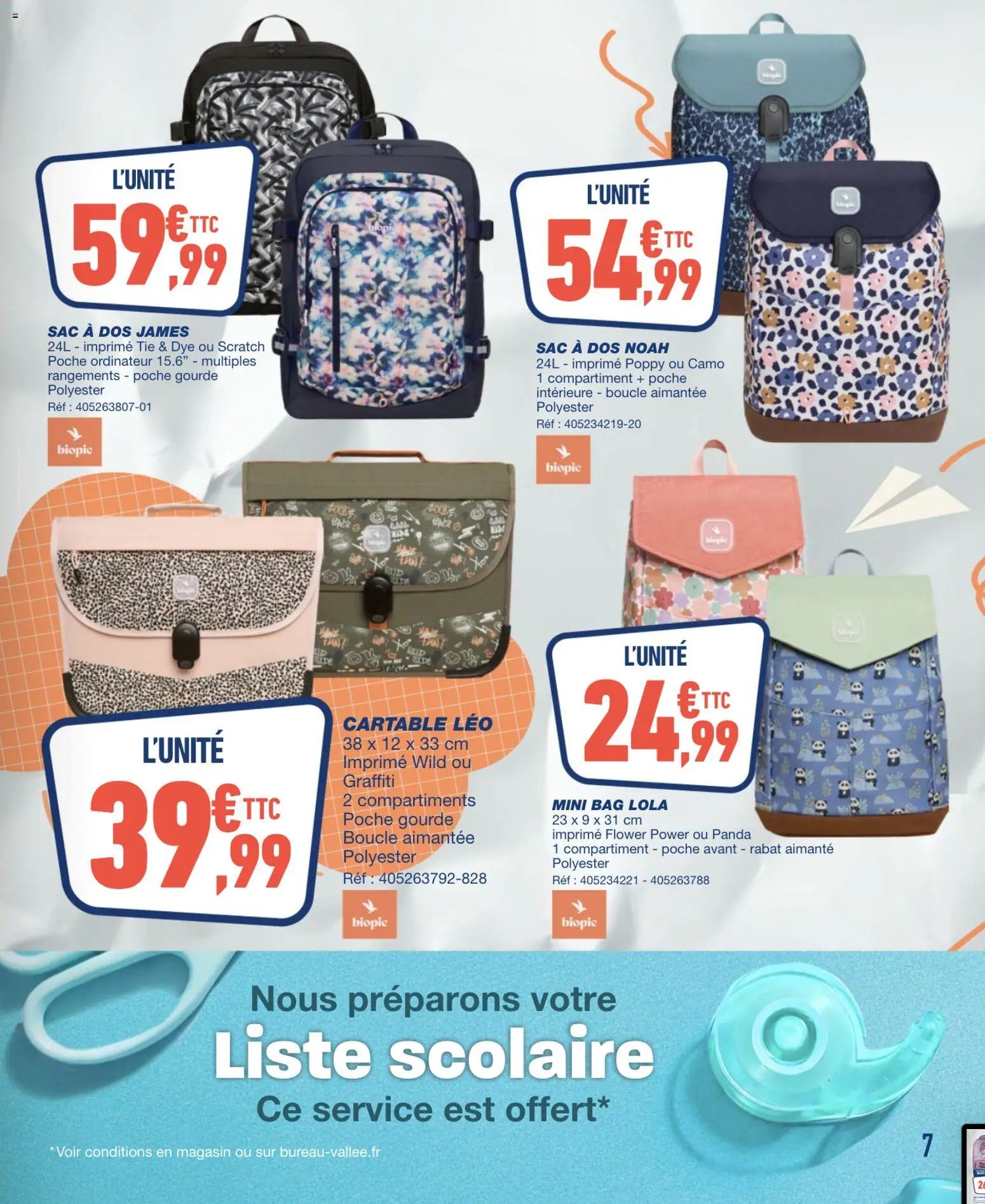 Bureau Vallée catalogue