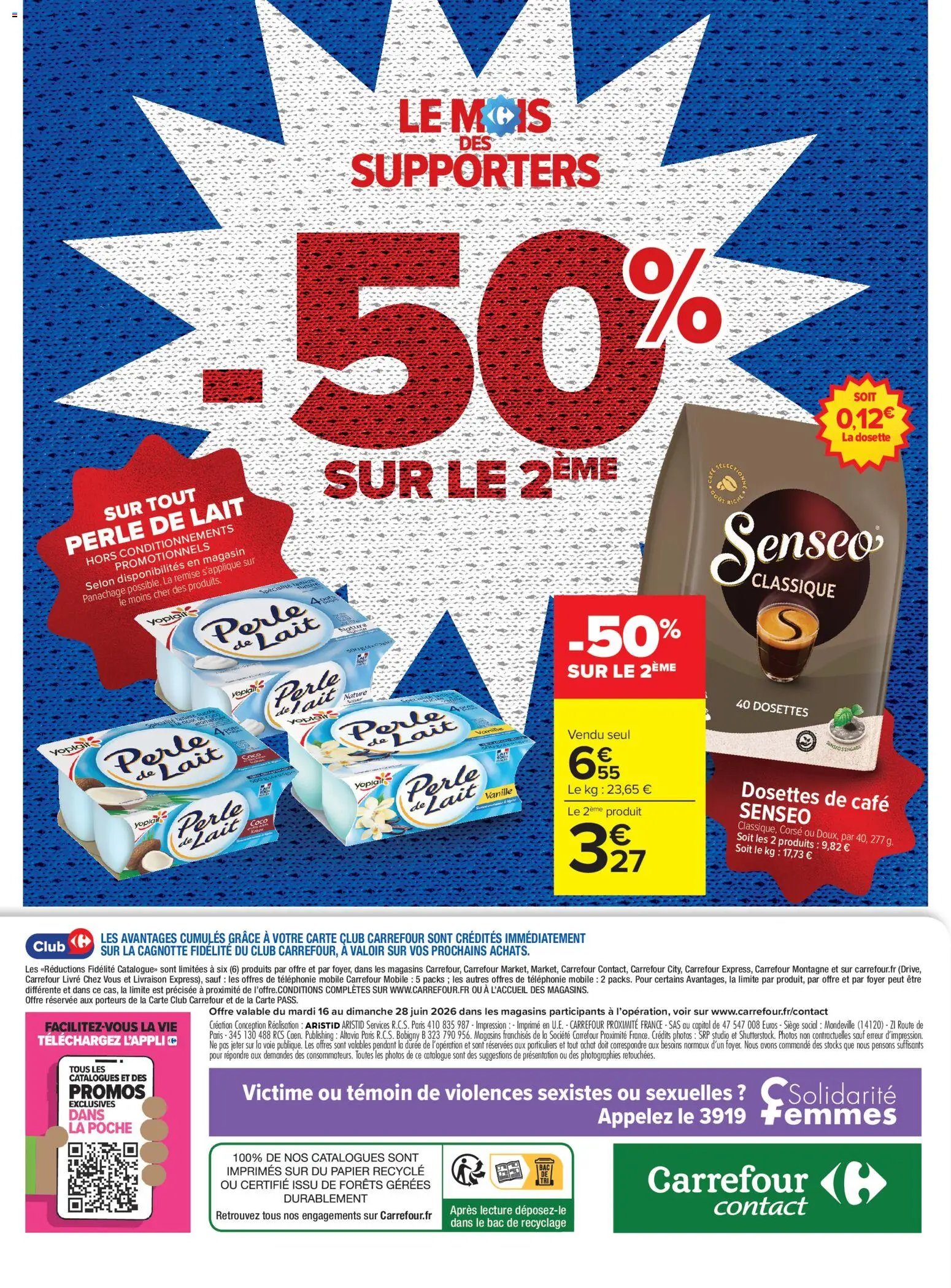 Carrefour contact Le mois des supporters