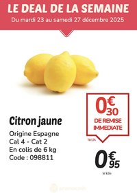 Promocash PROMO citron