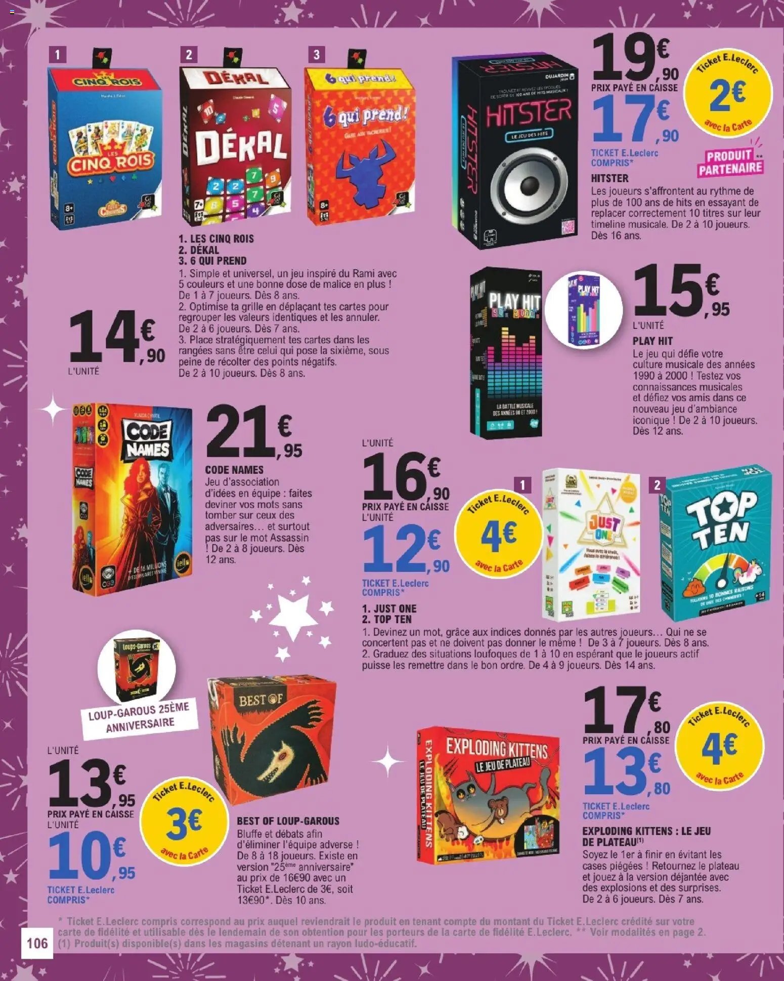 E.Leclerc catalogue Jouets de Noël
