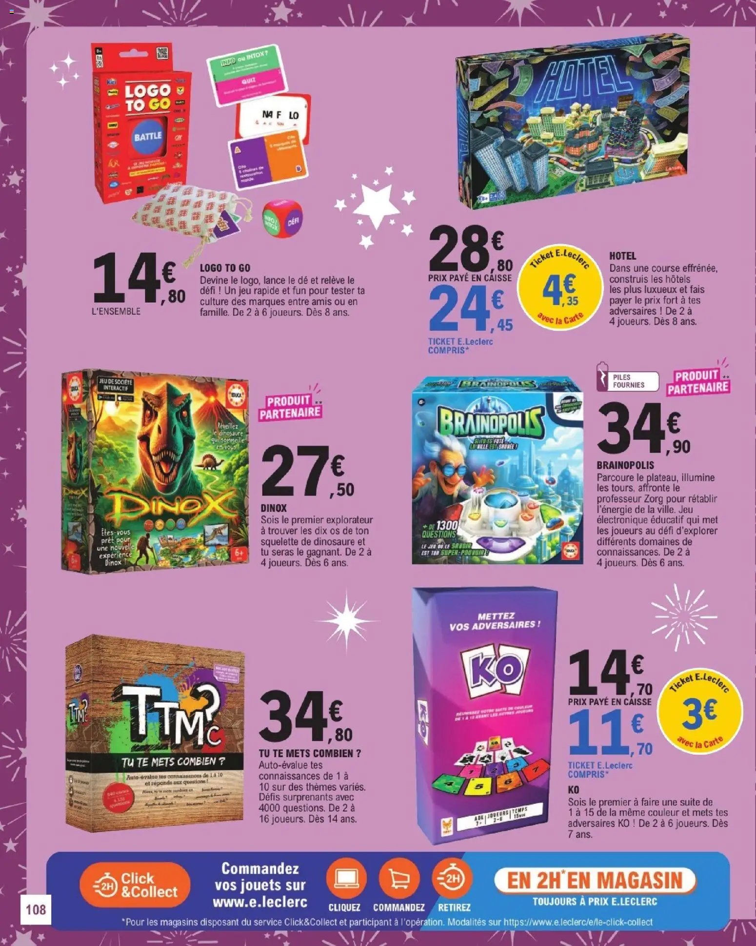 E.Leclerc catalogue Jouets de Noël