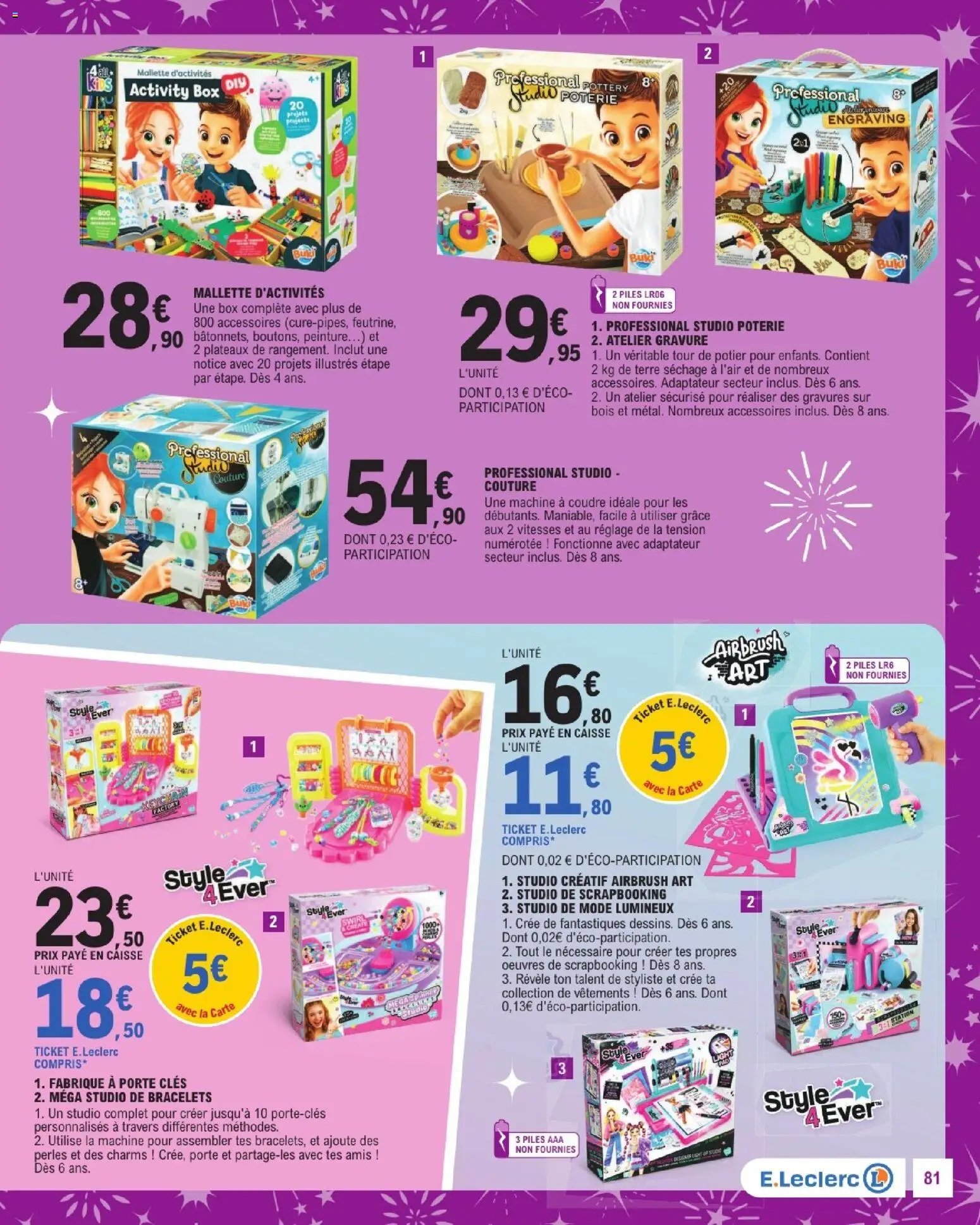E.Leclerc catalogue Jouets de Noël