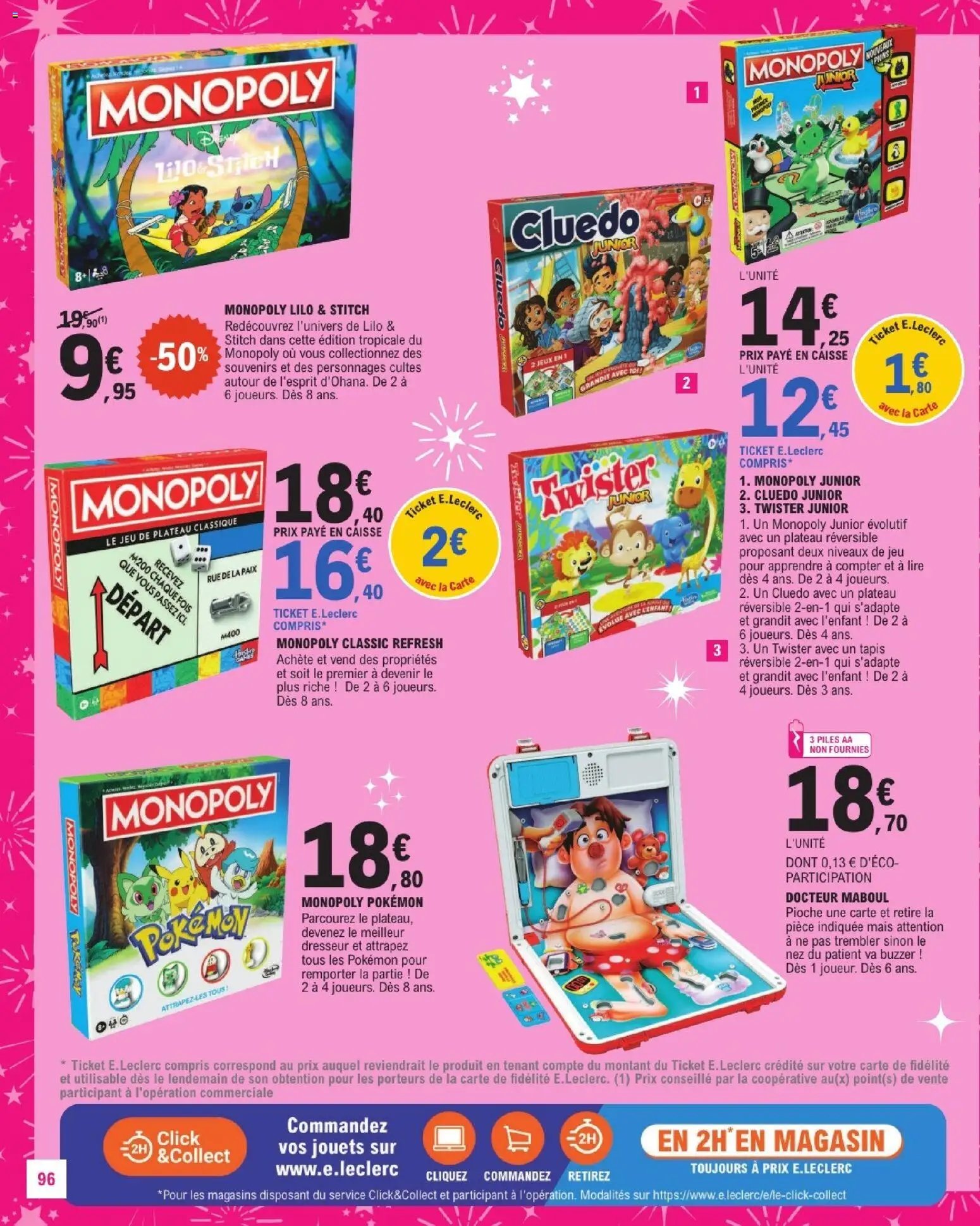 E.Leclerc catalogue Jouets de Noël