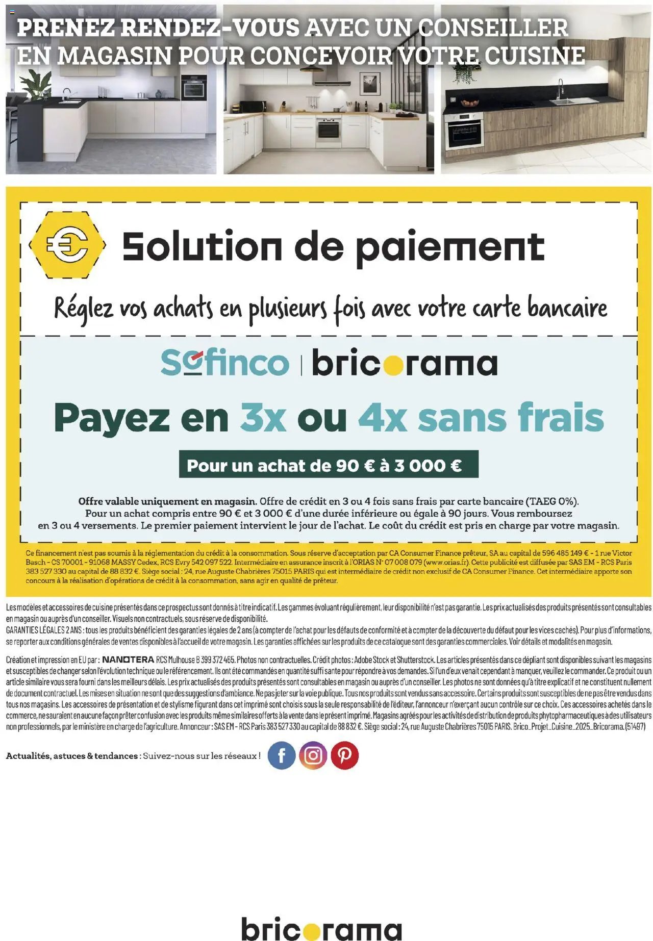 Bricorama catalogue Mon Projet Cuisine (2025-07-18 - 2025-12-31)